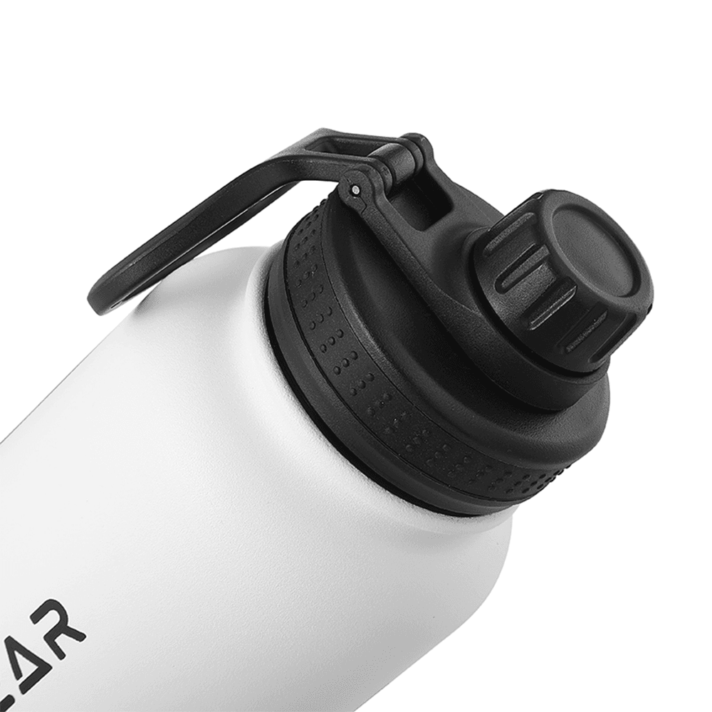 Legion Gear Stainless Steel Double Wall Vacuum Sealed Water Bottle - 1L White_2