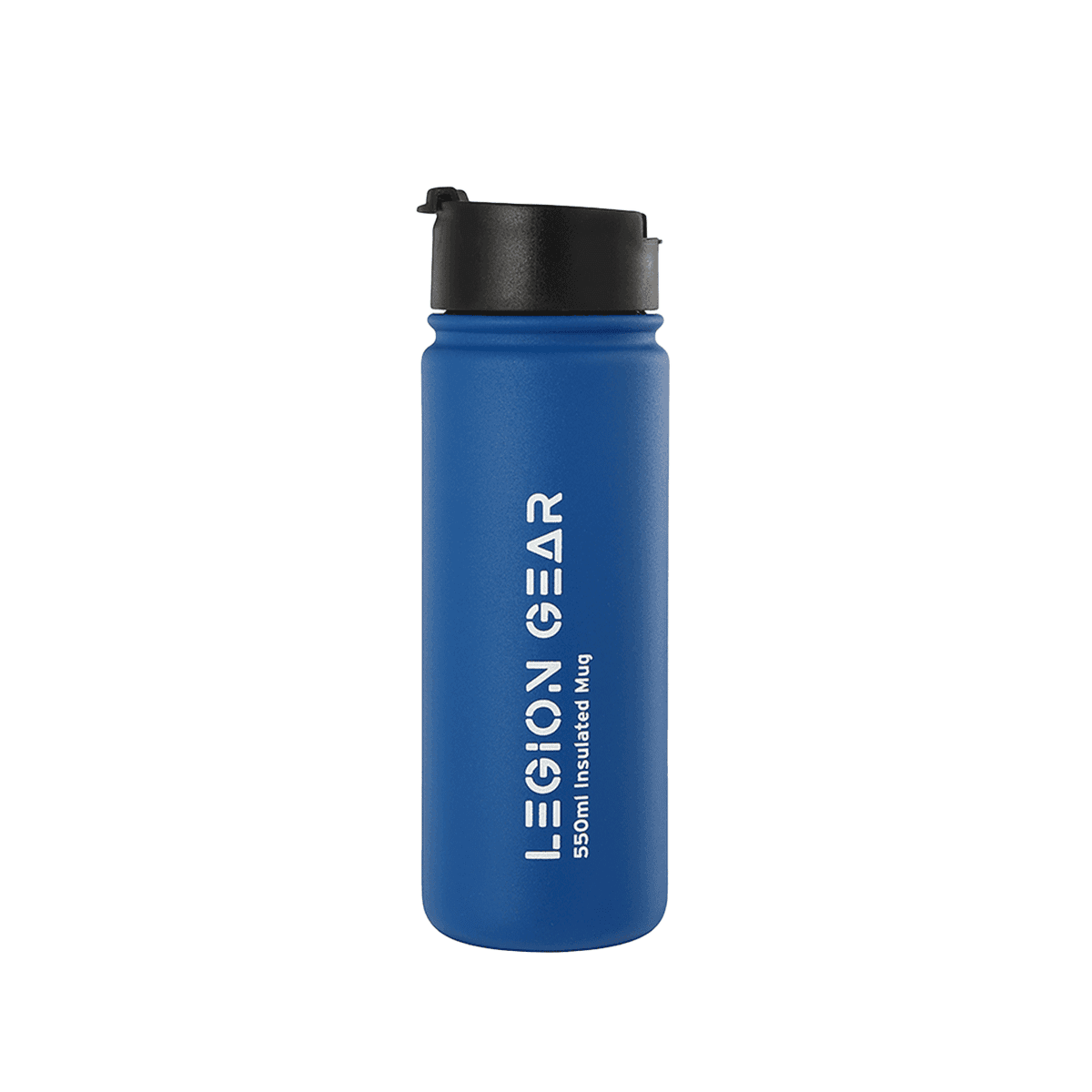 Legion Gear Stainless Steel Double Wall Vacuum Sealed Water/Coffee Bottle - 550Ml Blue_0