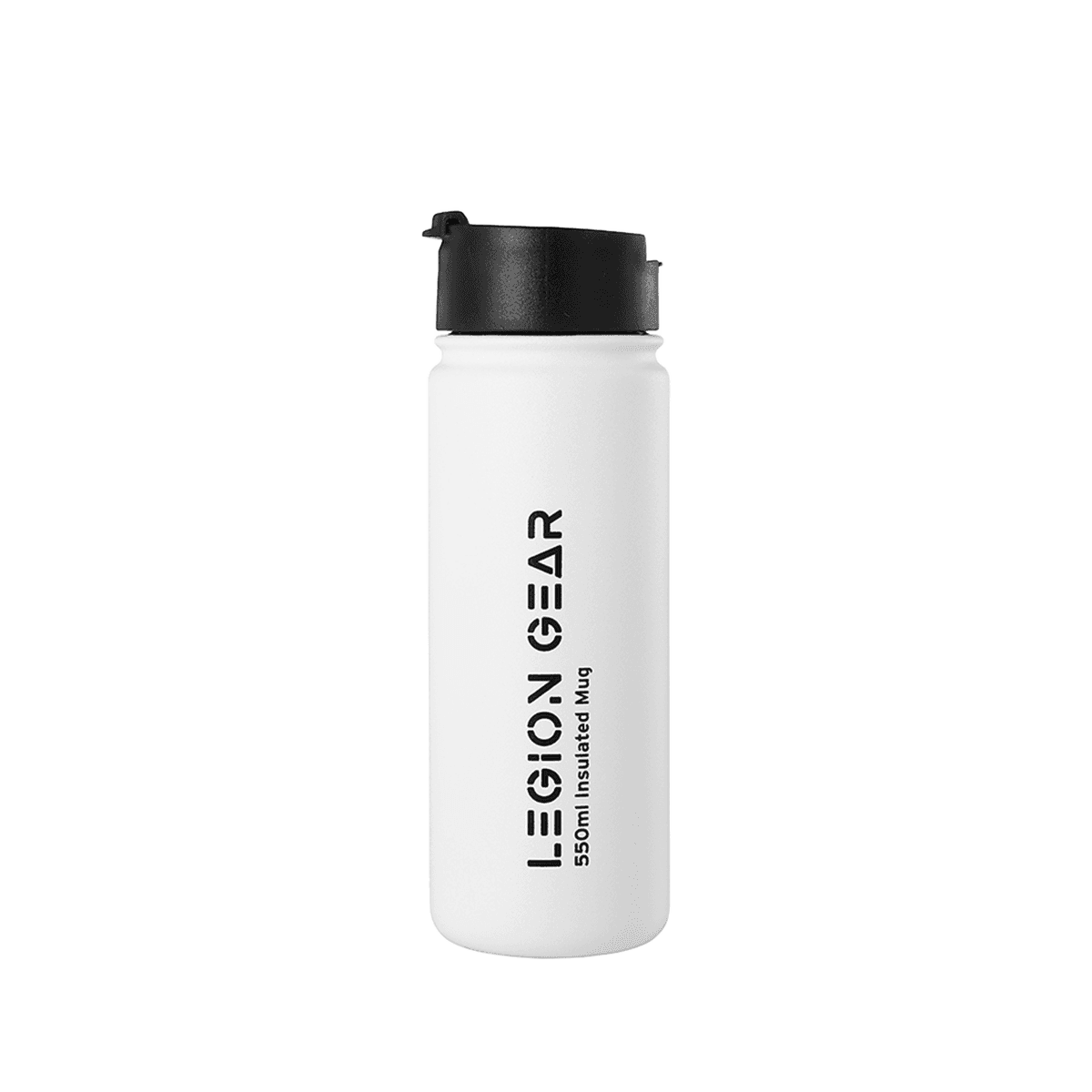 Legion Gear Stainless Steel Double Wall Vacuum Sealed Water/Coffee Bottle - 550Ml White_0