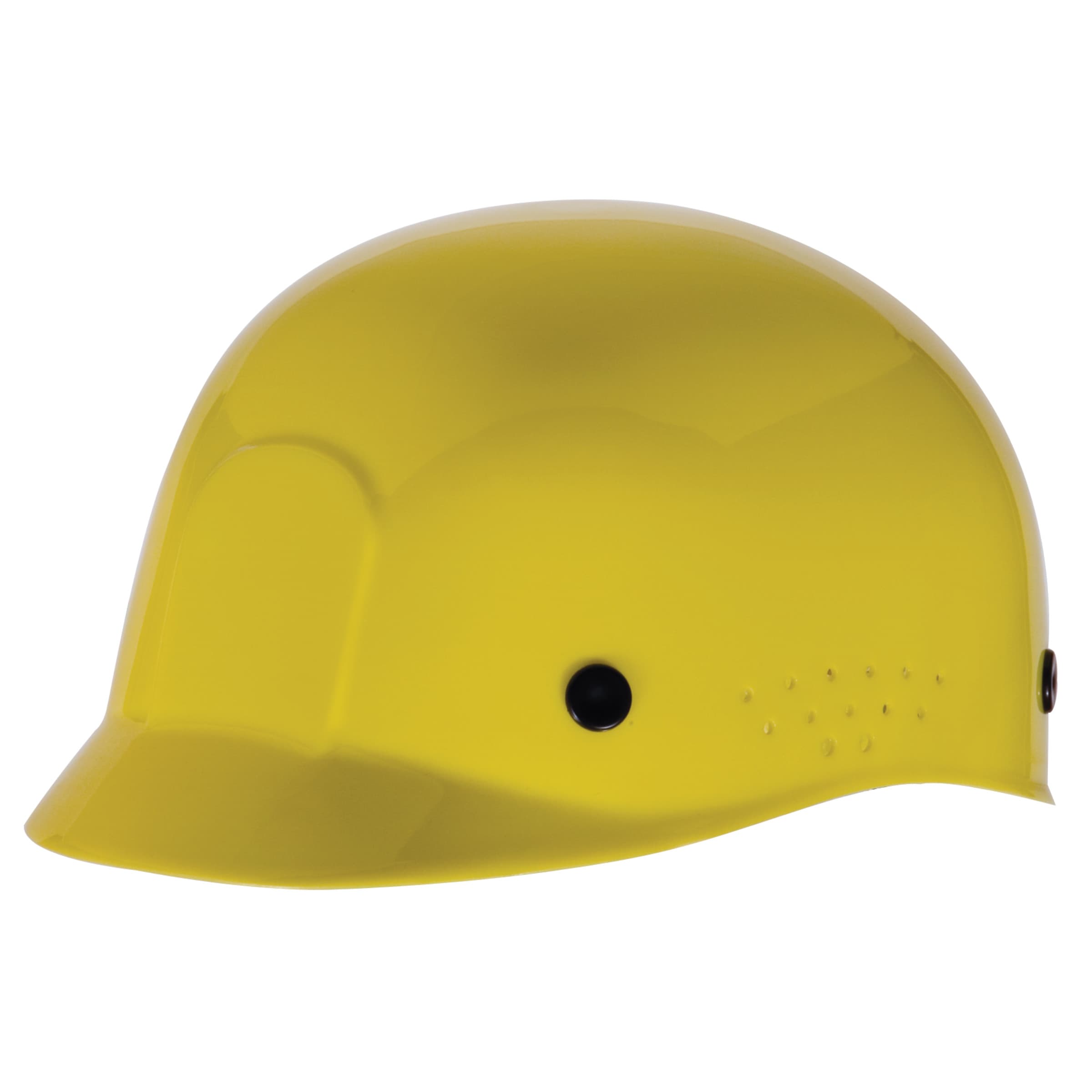 MSA Bump Cap, Yellow, W/Plastic Suspension