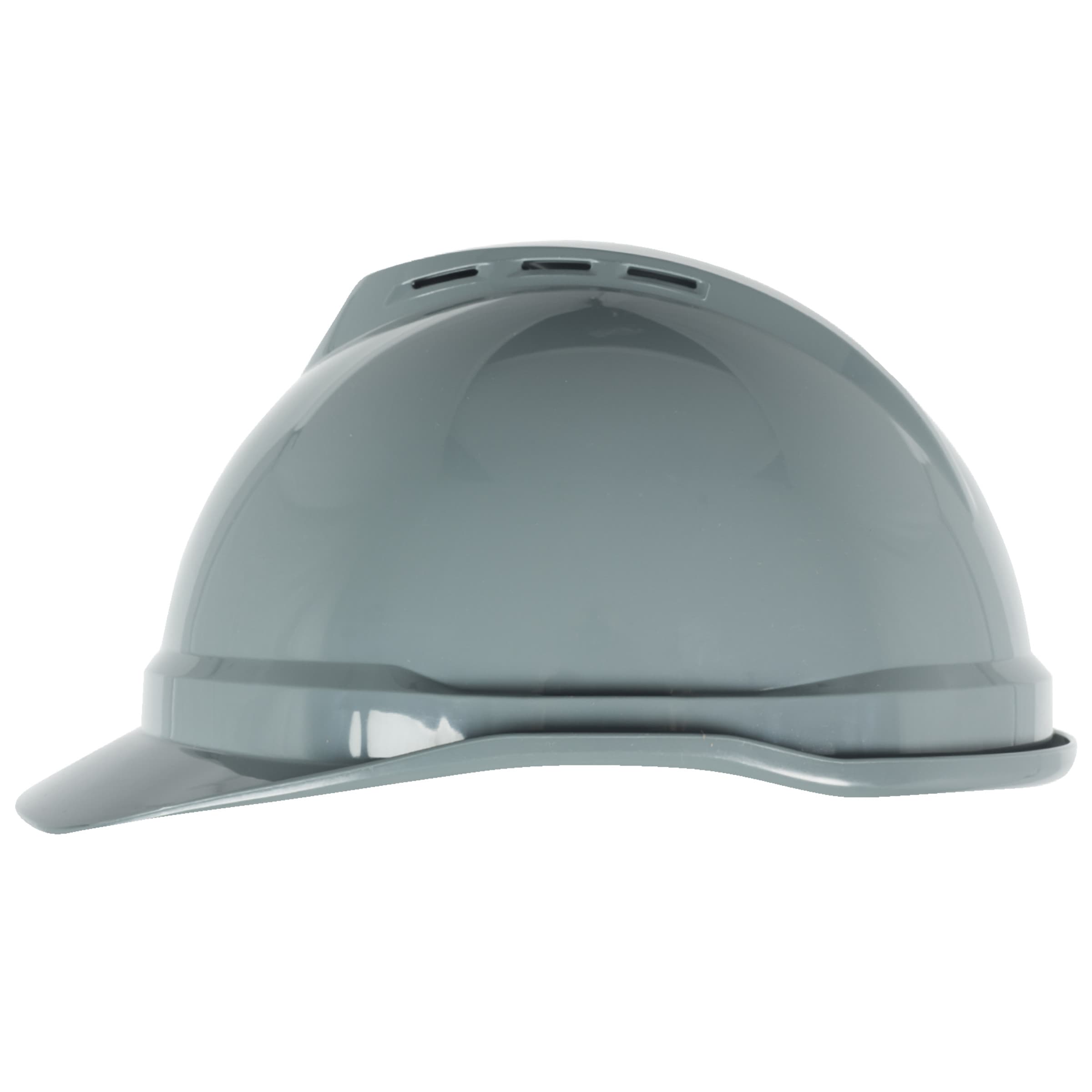 MSA V-Gard 500 Cap Navy (Gray) Vented - 6-Point Fas-Trac Iii