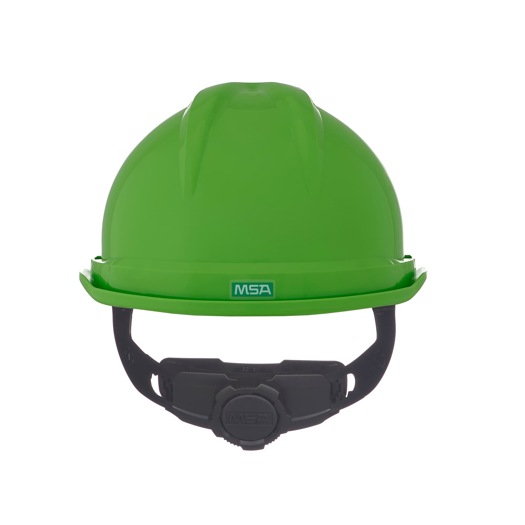 MSA Cap,V-Gd 500,Vented,4Pt Rat,Lime Grn_3
