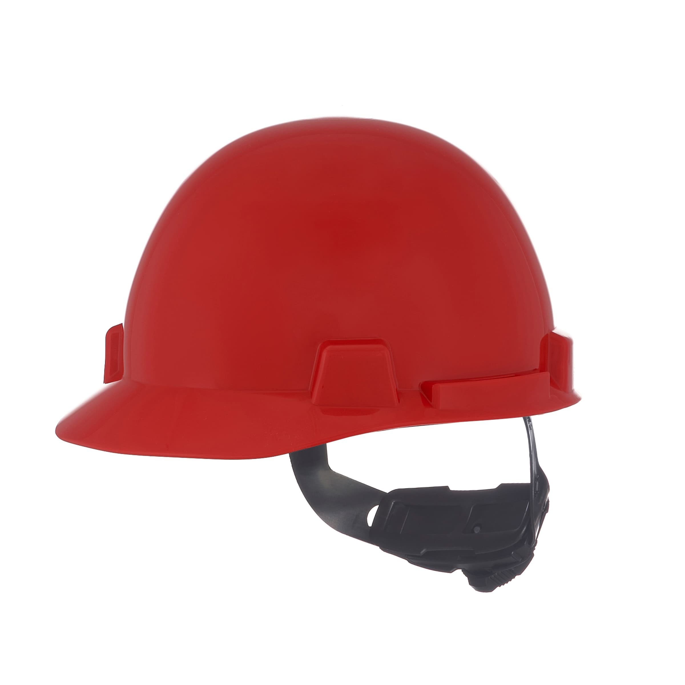 MSA Smoothdome Protective Cap, Red, 4-Point Fas-Trac Iii