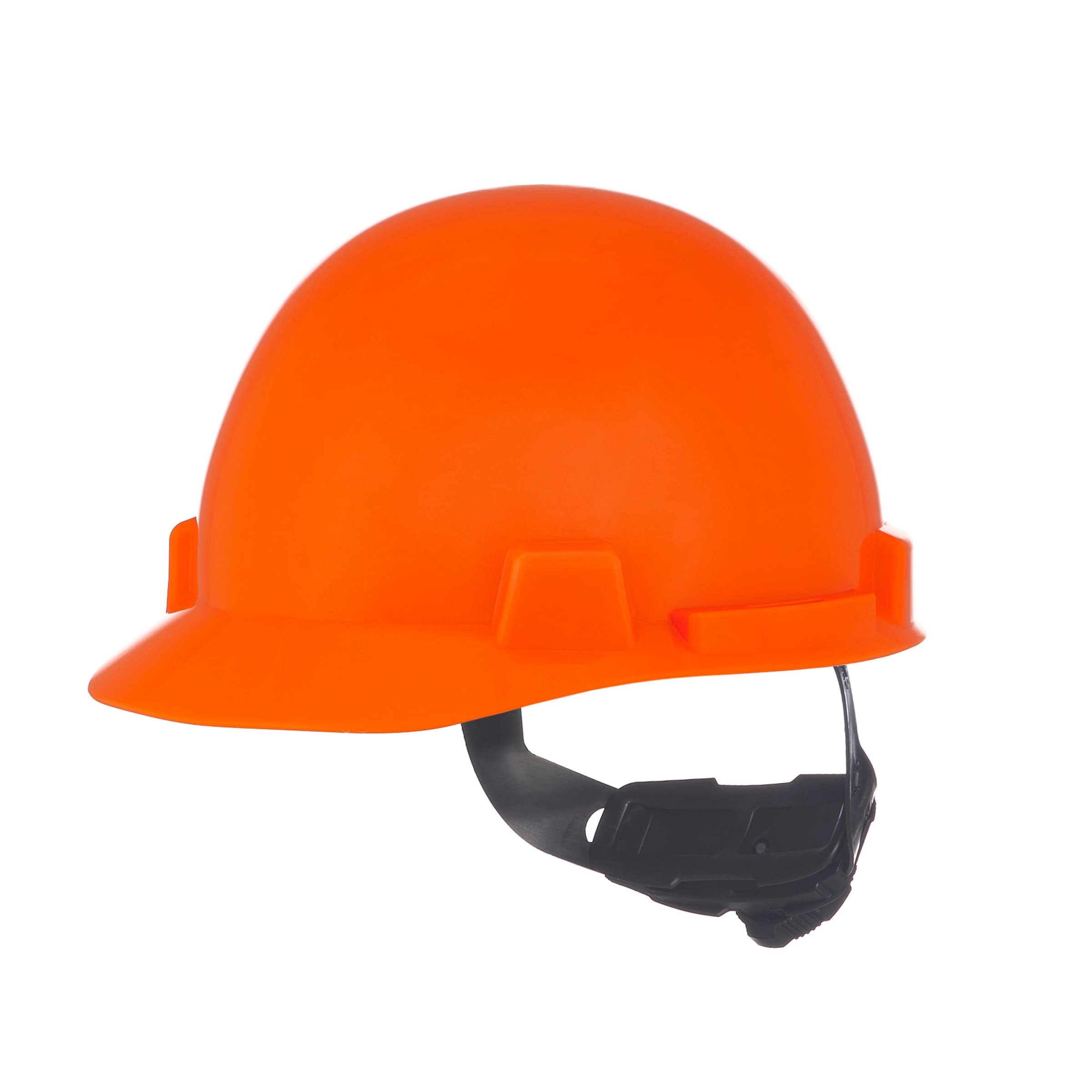 MSA Smoothdome Protective Cap, Hi-Viz Orange, 4-Point Fas-Trac Iii