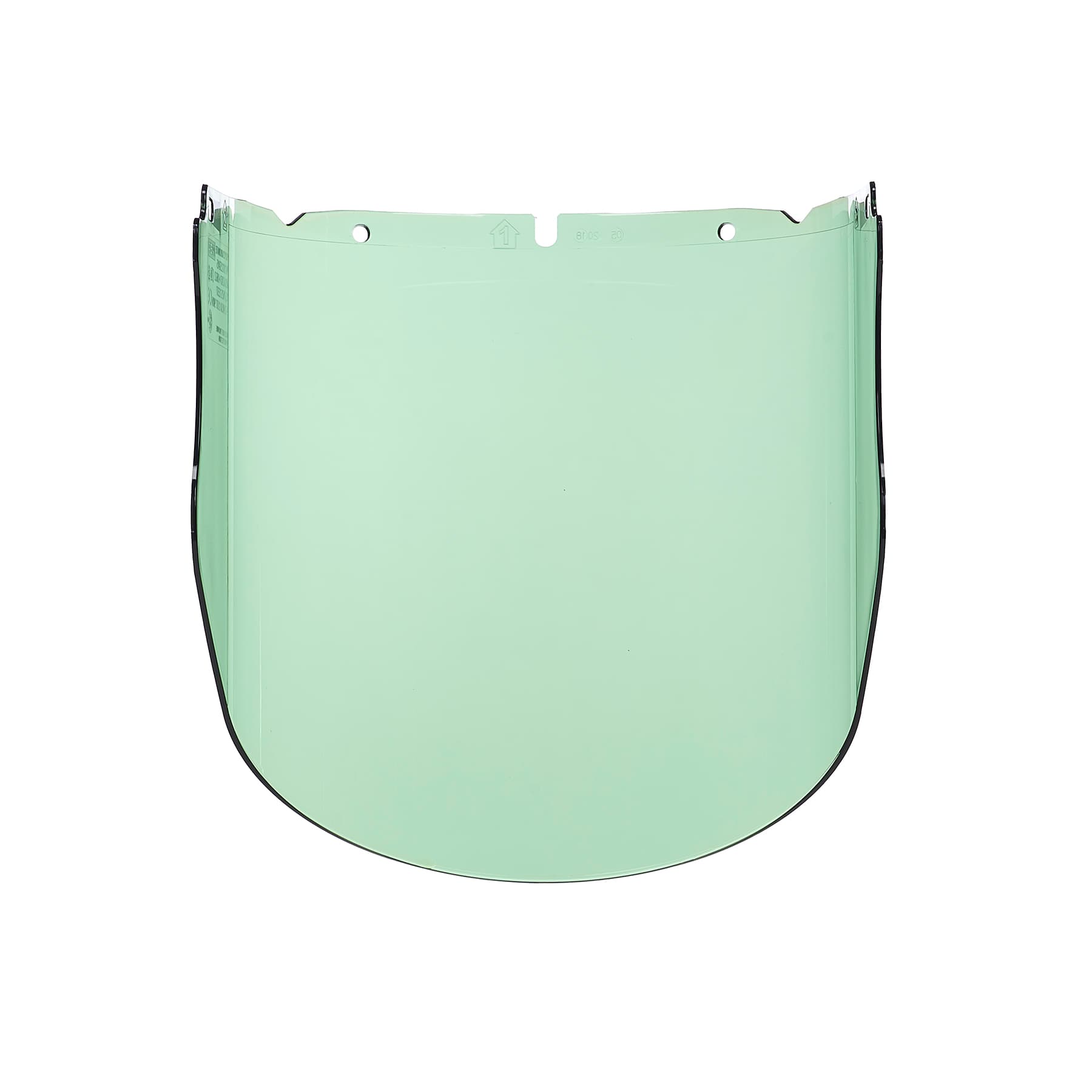 MSA V-Gard Visor, Pc, Green Tint, Molded, (9.25"X17"X.098"), Anti-Fog/Anti-Scratch_2