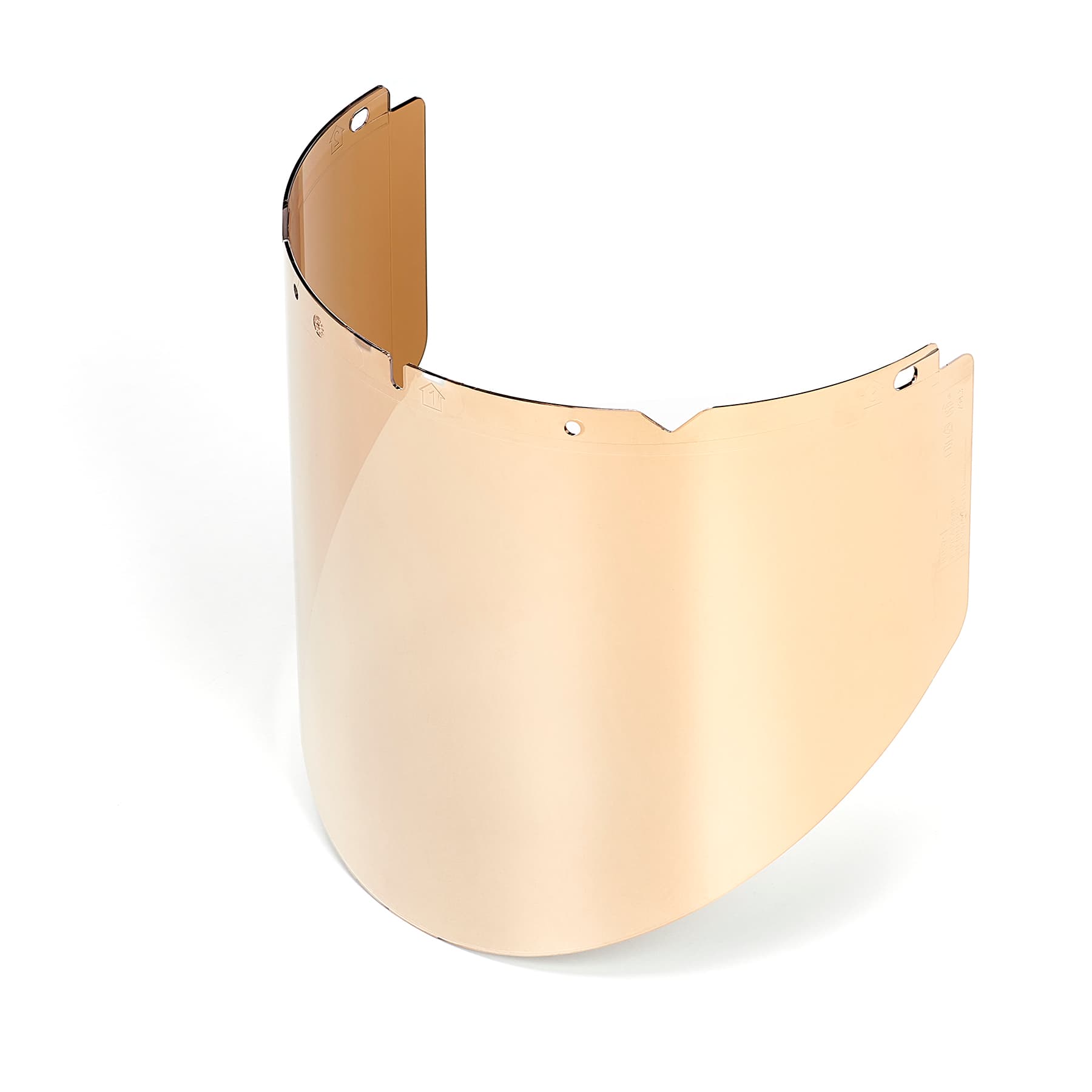 MSA V-Gard Visor, Pc, Clear W/ Reflective Coating, Molded, 9.5”X17.75”X .07”_2