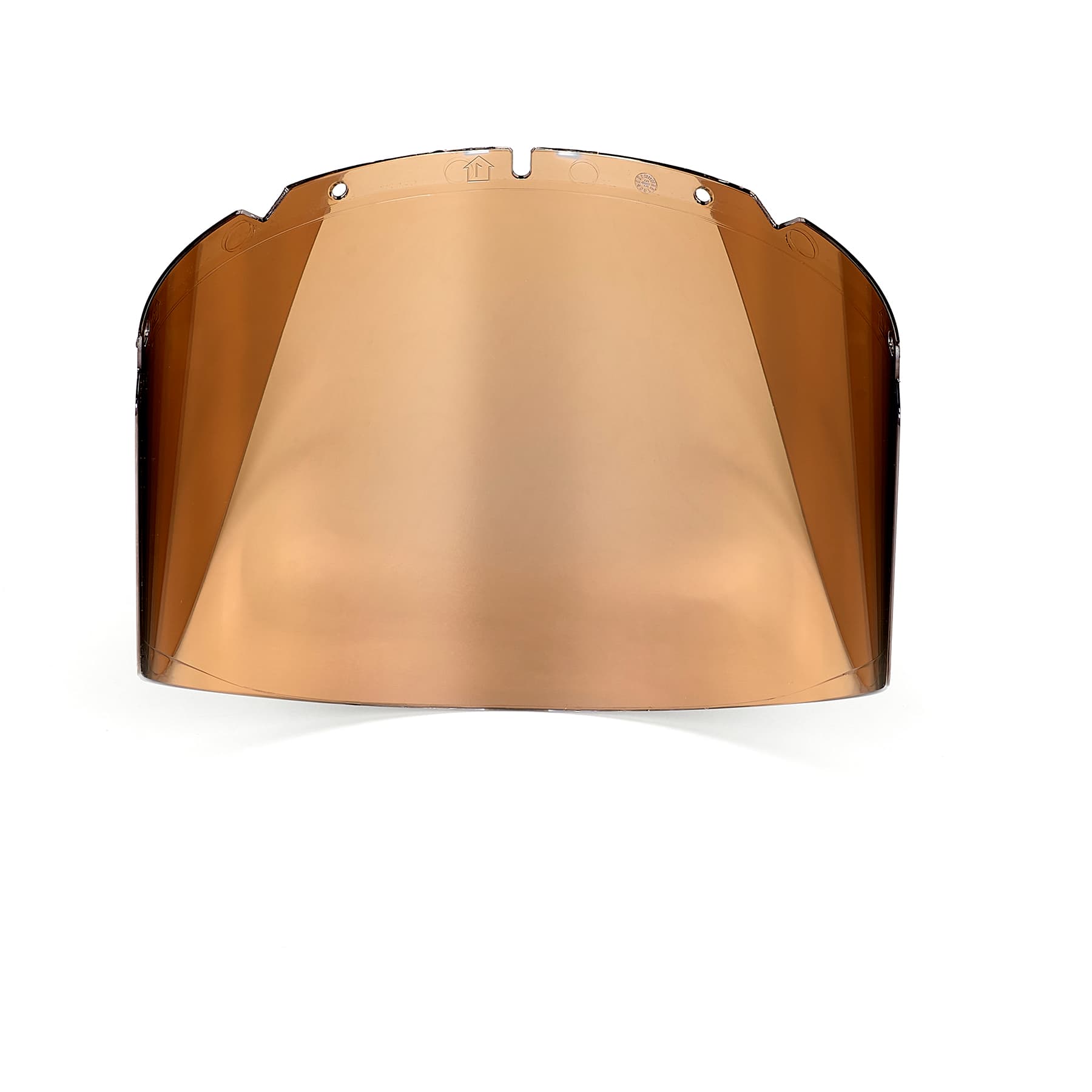 MSA V-Gard Visor, Pc, Clear W/ Reflective Coating, Molded, 9.5”X17.75”X .07”_3