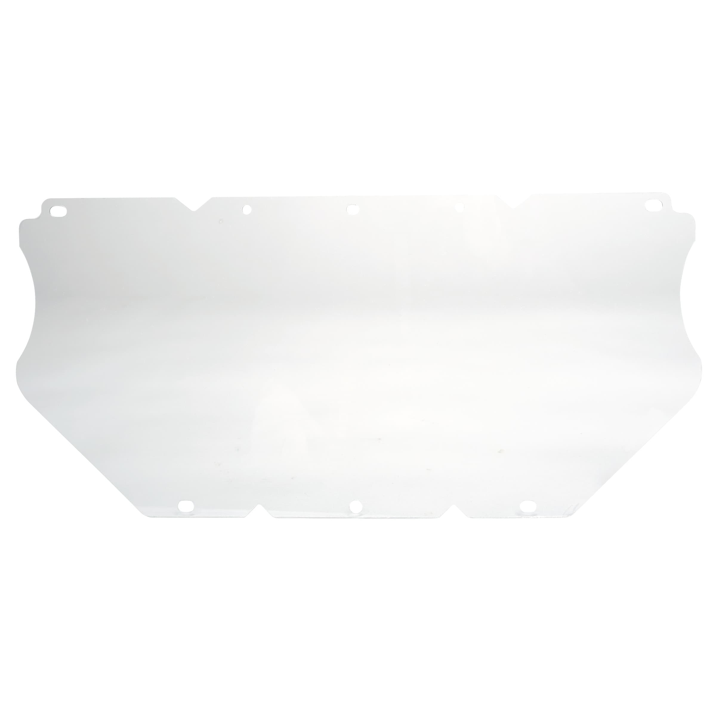 MSA V-Gard Nitrometer, Flat, Clear Pc, For Use With A V-Gard Chin Protector (8"X17"X.06"), Not Approved To Csa Z94.3