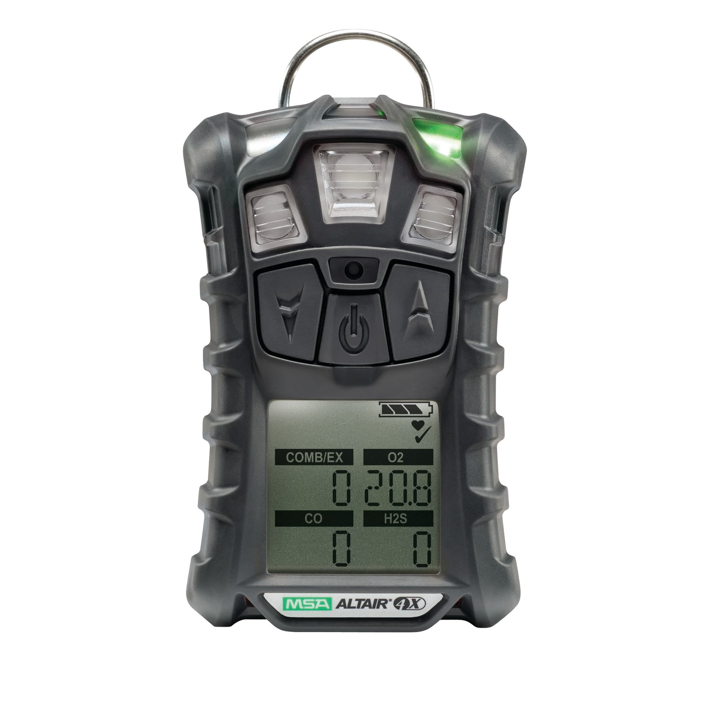 MSA Altair 4X Multigas Detector, (Ch4, O2, Co), Charcoal