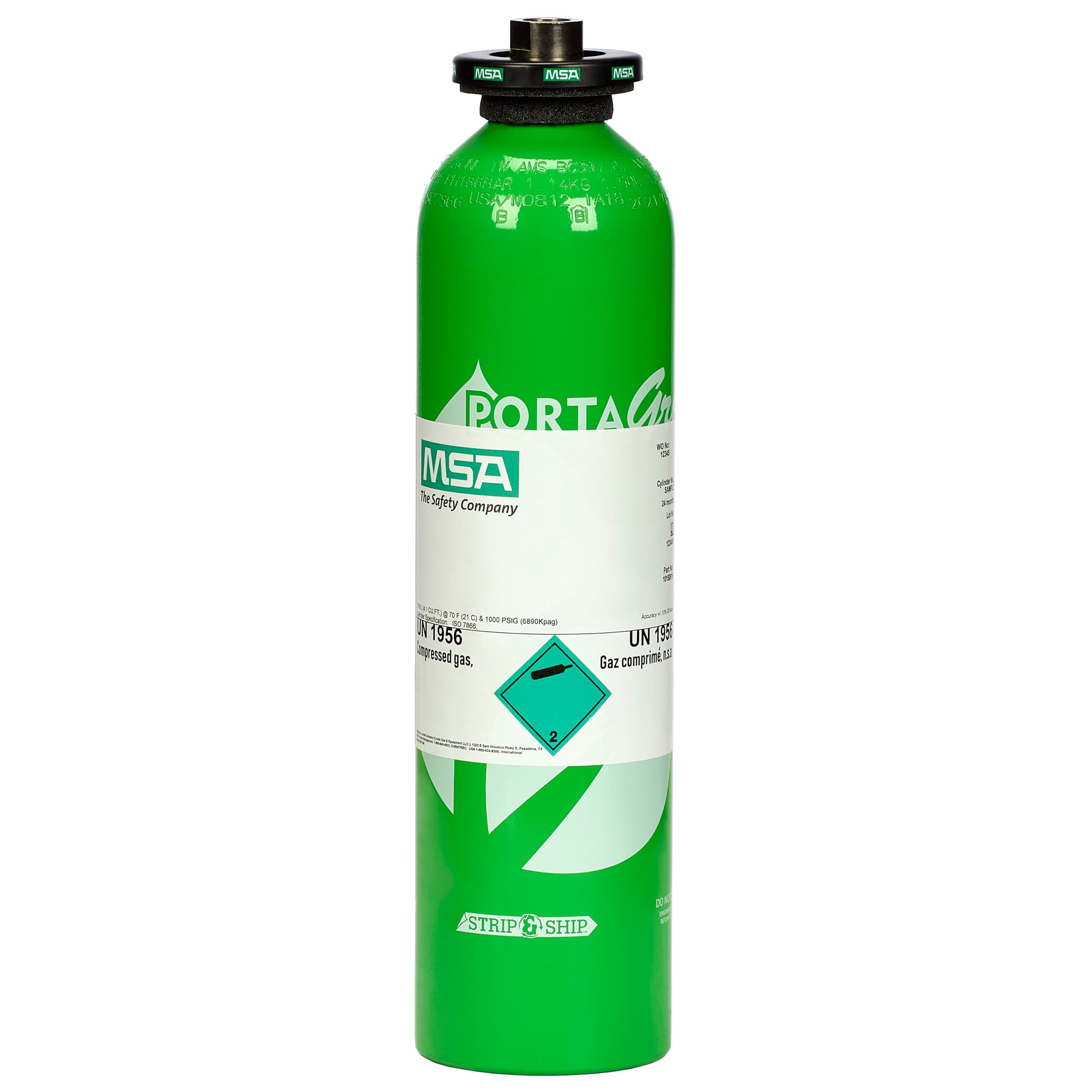 MSA Gas,116L,20.8% O2