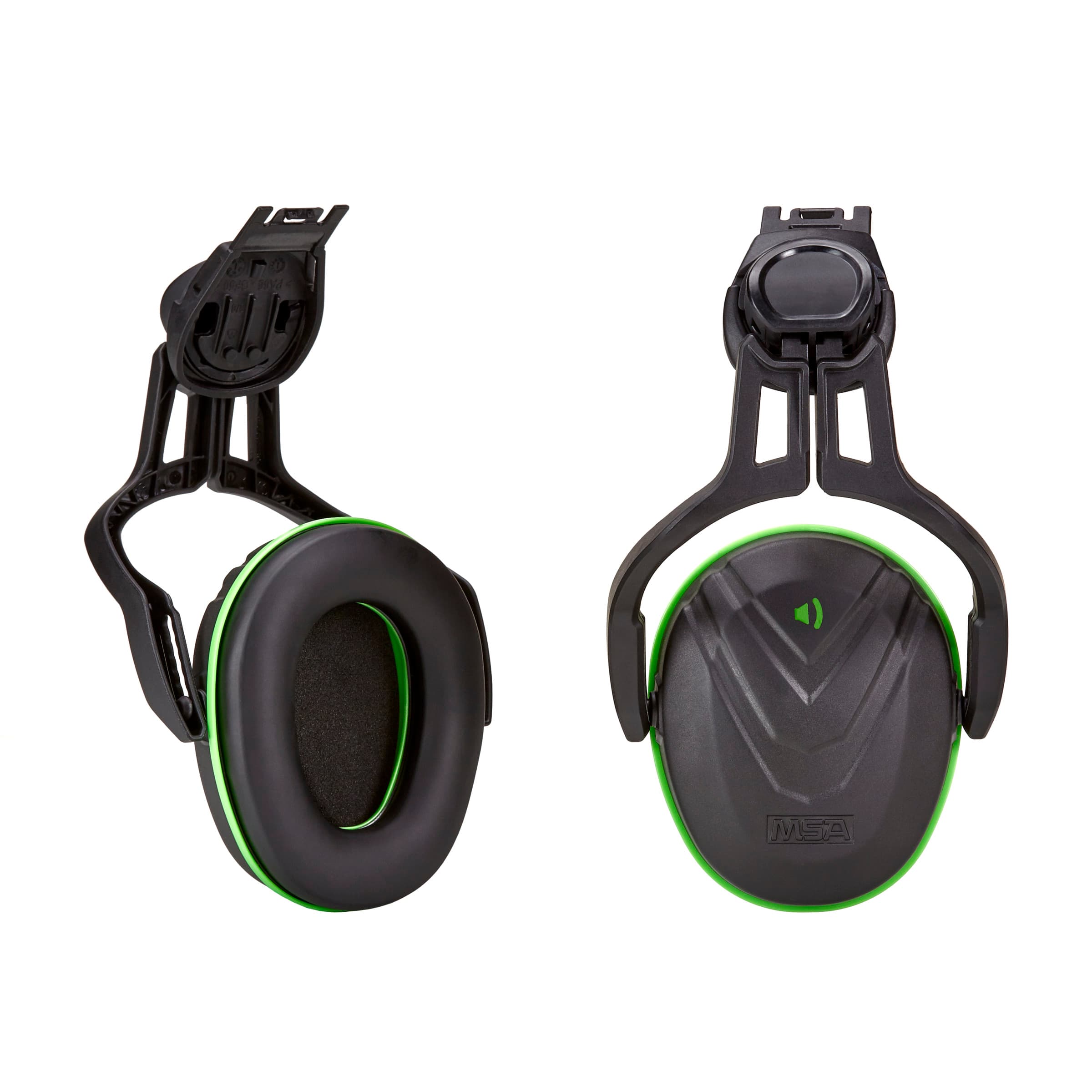 MSA V-Gard Helmet Mounted Hearing Protection, Low