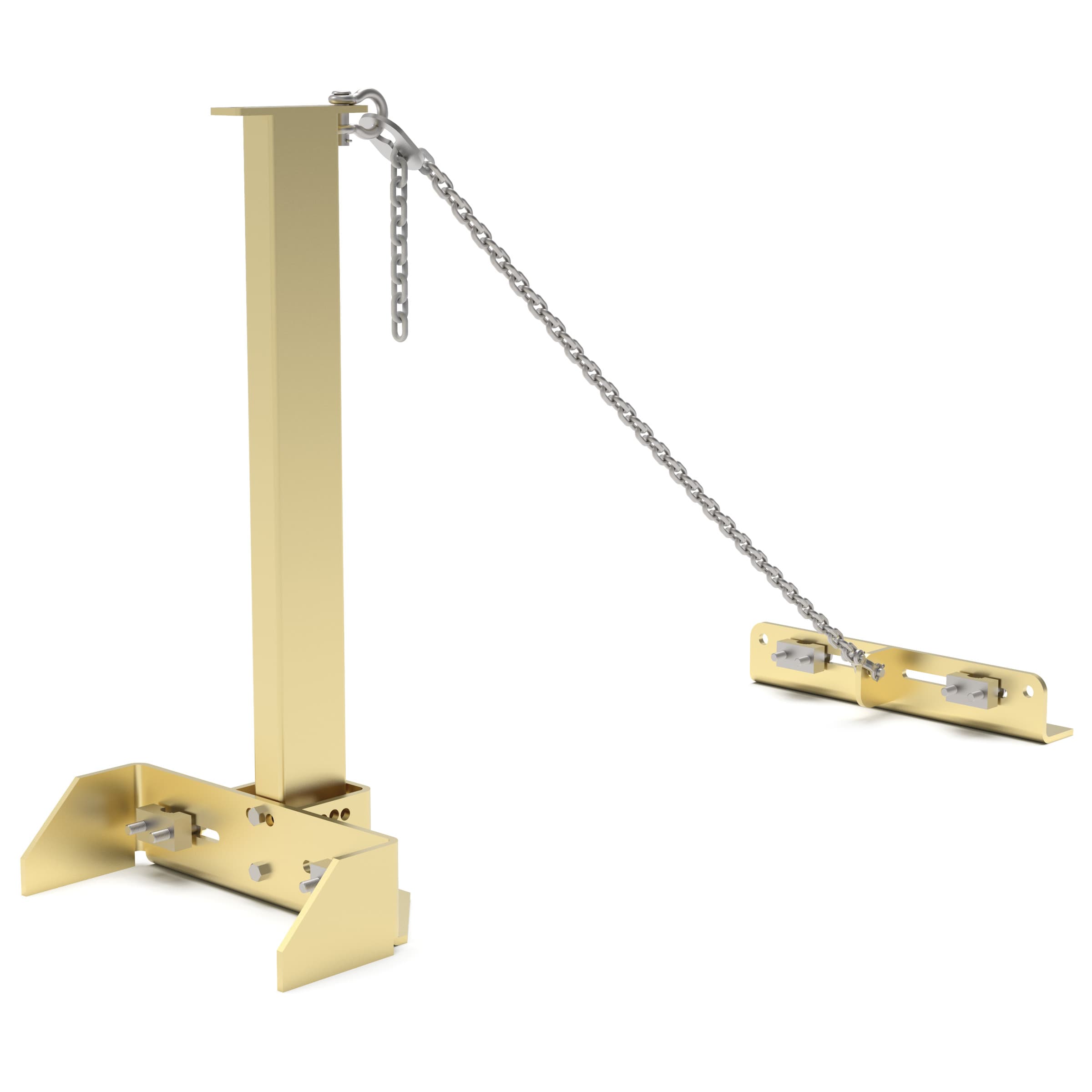 MSA Stanchion With Concrete Base