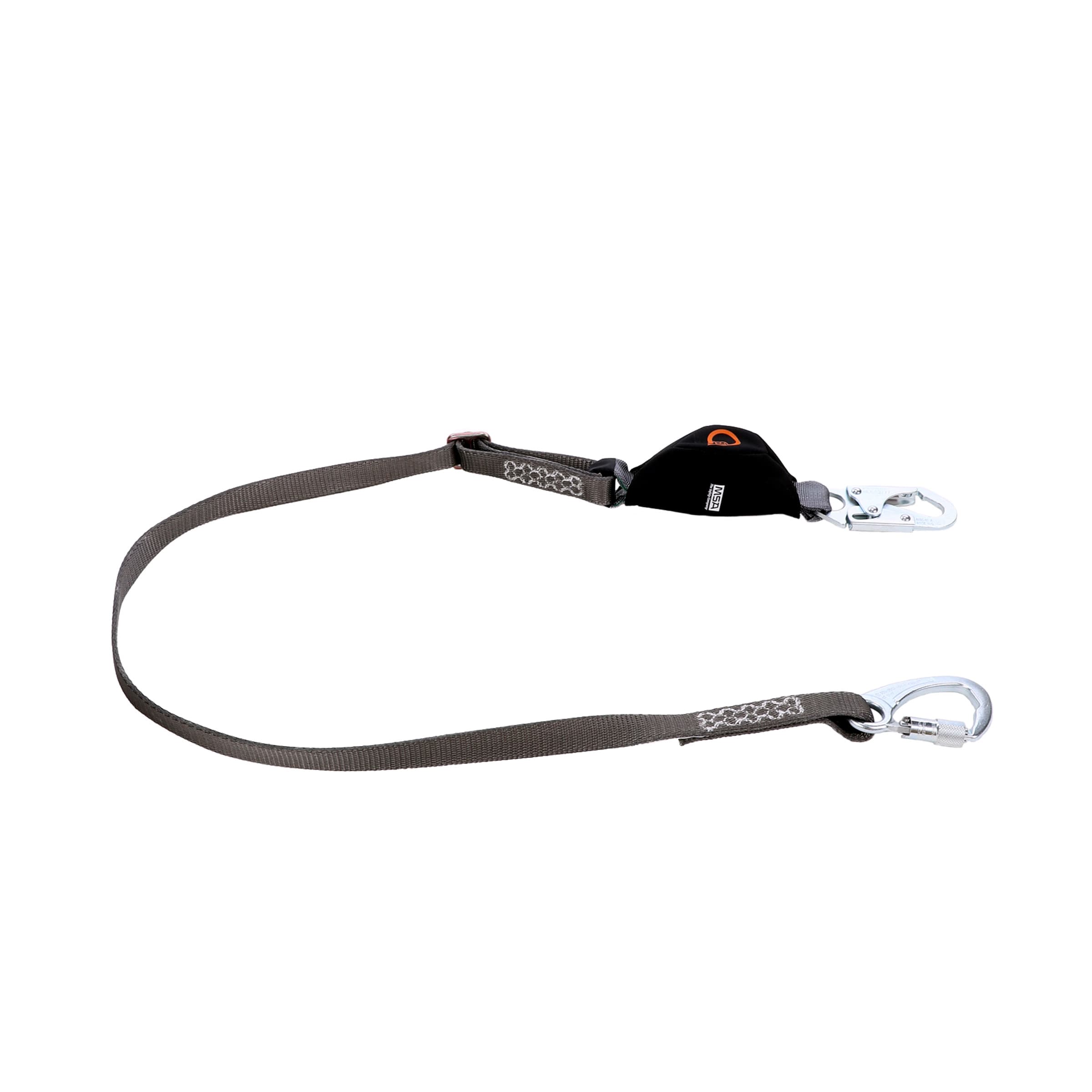 MSA V-Series Tieback Single-Leg Energy Absorbing 6' Tie-Back Lanyard, Csa Z259.11-17