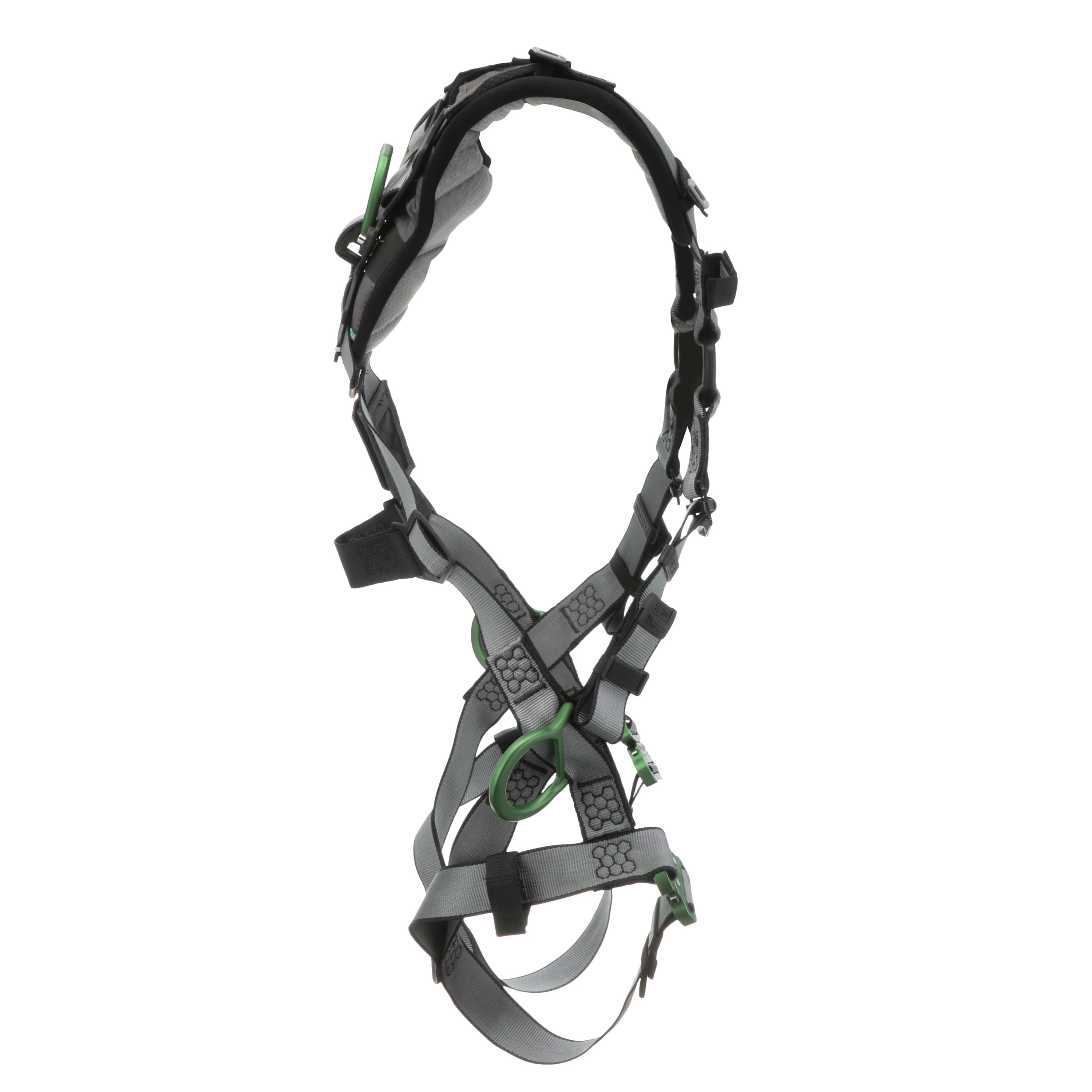 MSA V-Fit Harness, Super Extra Large, Back, Chest & Hip D-Rings, Quick-Connect Leg Straps, Shoulder Padding_3