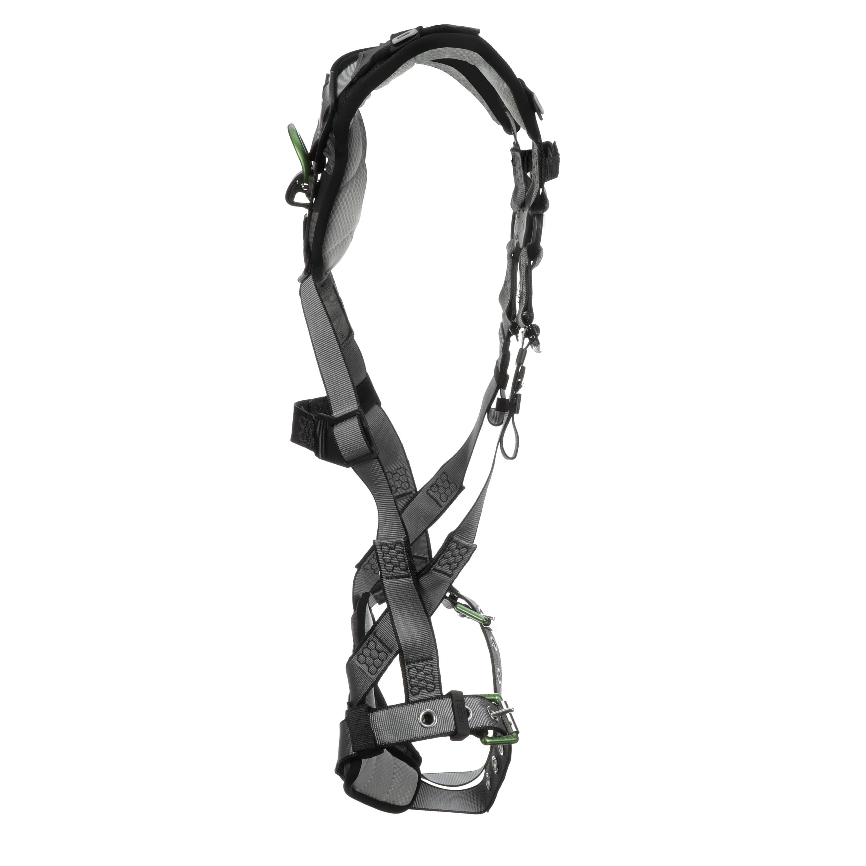 MSA V-Fit Harness, Extra Large, Back & Chest D-Rings, Tongue Buckle Leg Straps, Shoulder Padding_3