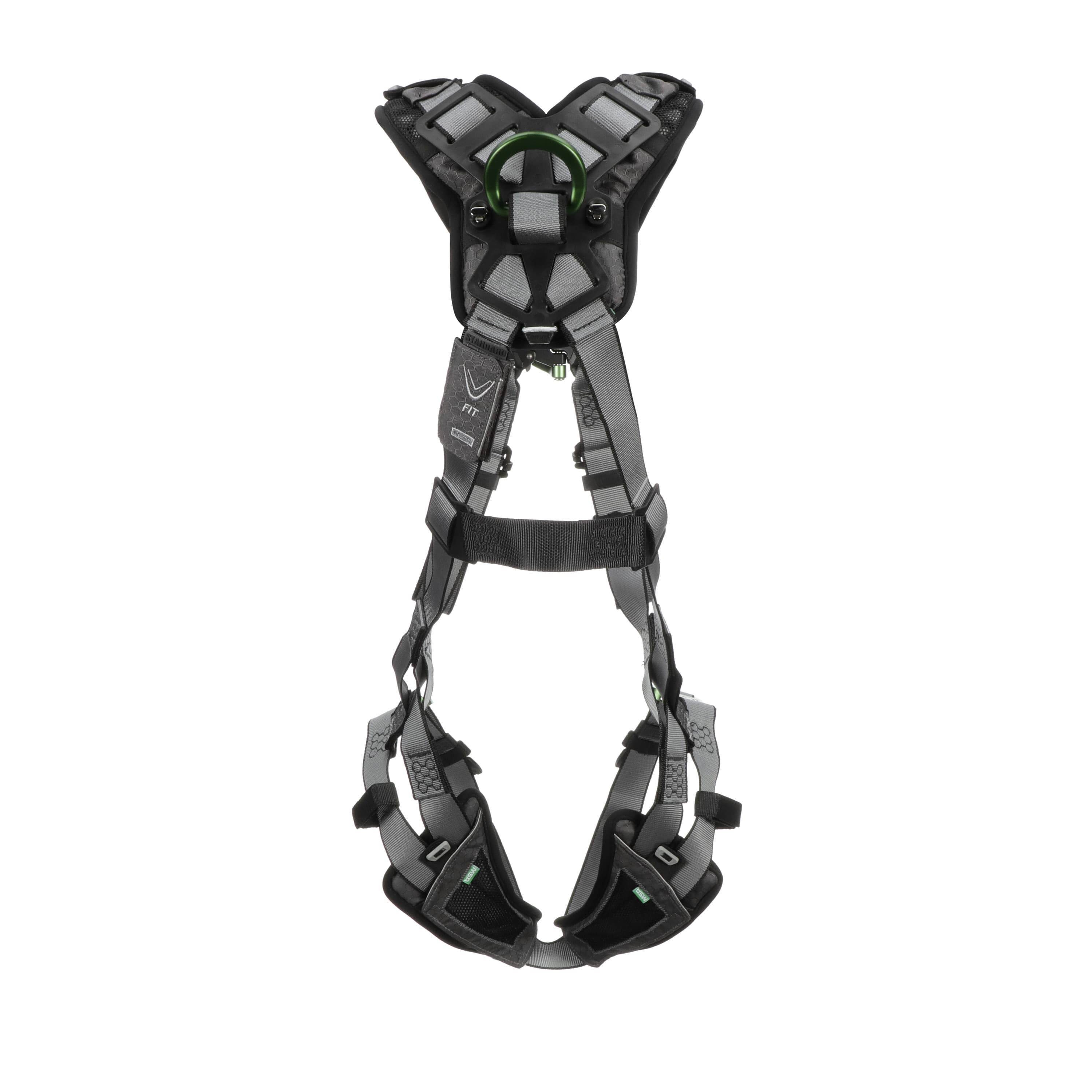 MSA V-Fit Harness, Extra Small, Back D-Ring, Quick-Connect Leg Straps, Shoulder & Leg Padding_9