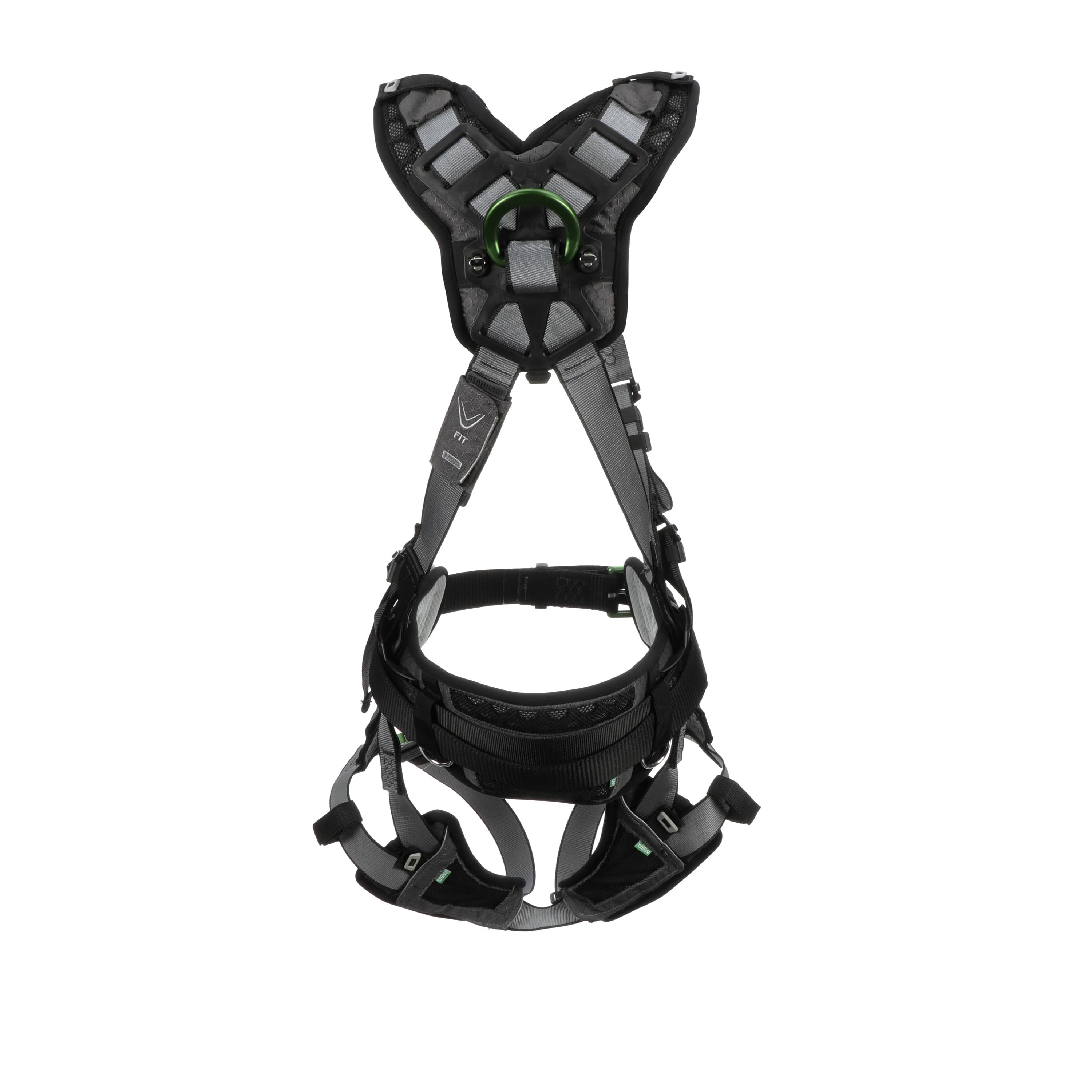 MSA V-Fit Construction Harness, Extra Large, Back & Hip D-Rings, Quick-Connect Leg Straps, Shoulder & Leg Padding_11