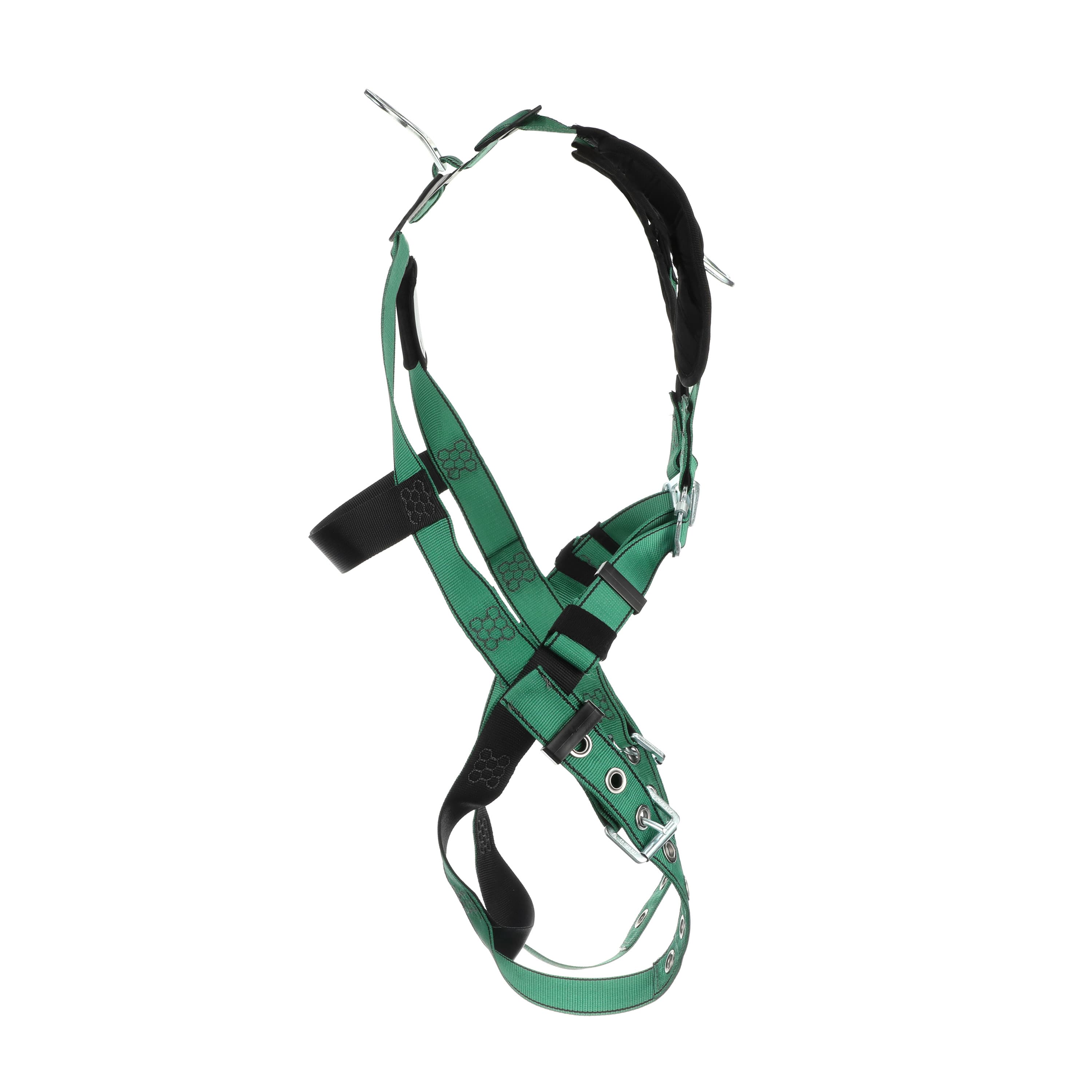 MSA V-Form Harness, Super Extra Large, Back & Shoulder D-Rings, Tongue Buckle Leg Straps_1