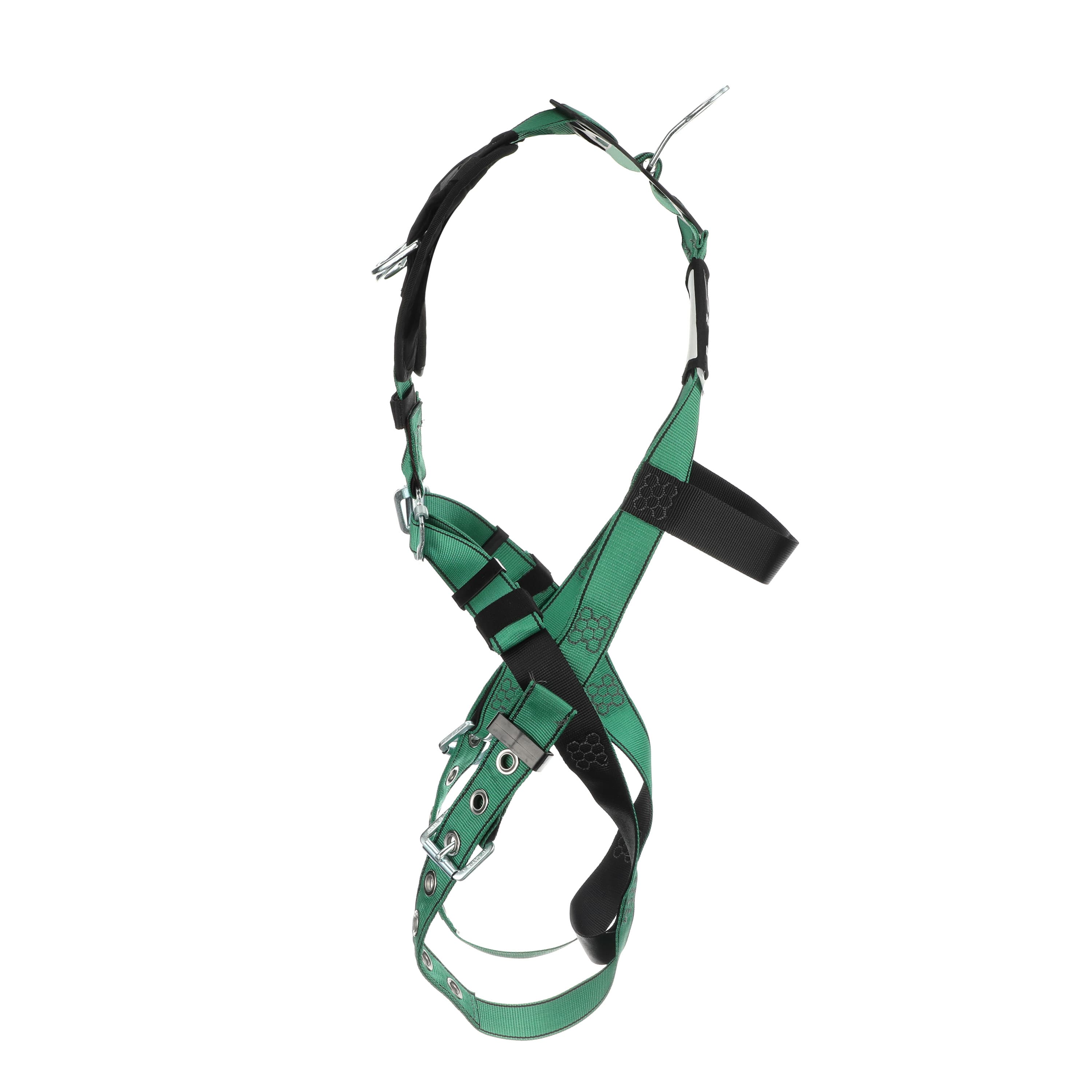 MSA V-Form Harness, Super Extra Large, Back & Shoulder D-Rings, Tongue Buckle Leg Straps_2