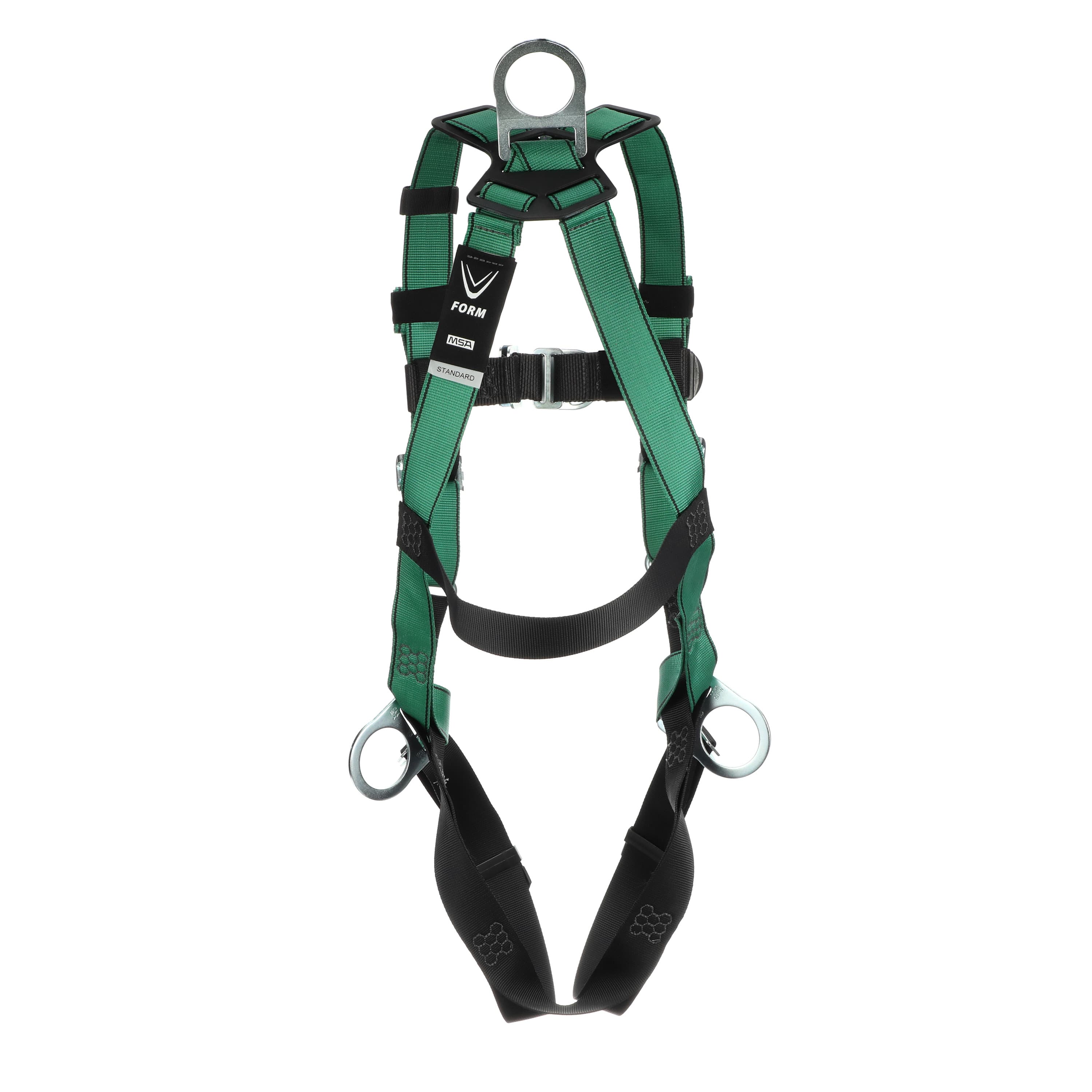 MSA V-Form Harness, Extra Large, Back, Chest & Hip D-Rings, Qwik-Fit Leg Straps_3