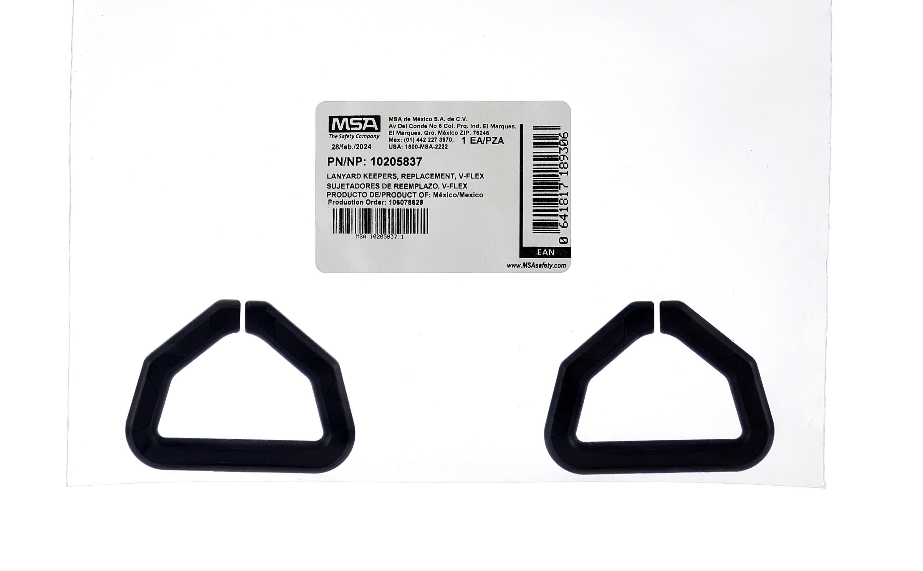 MSA Lanyard Keepers, Replacement, V-Flex_1