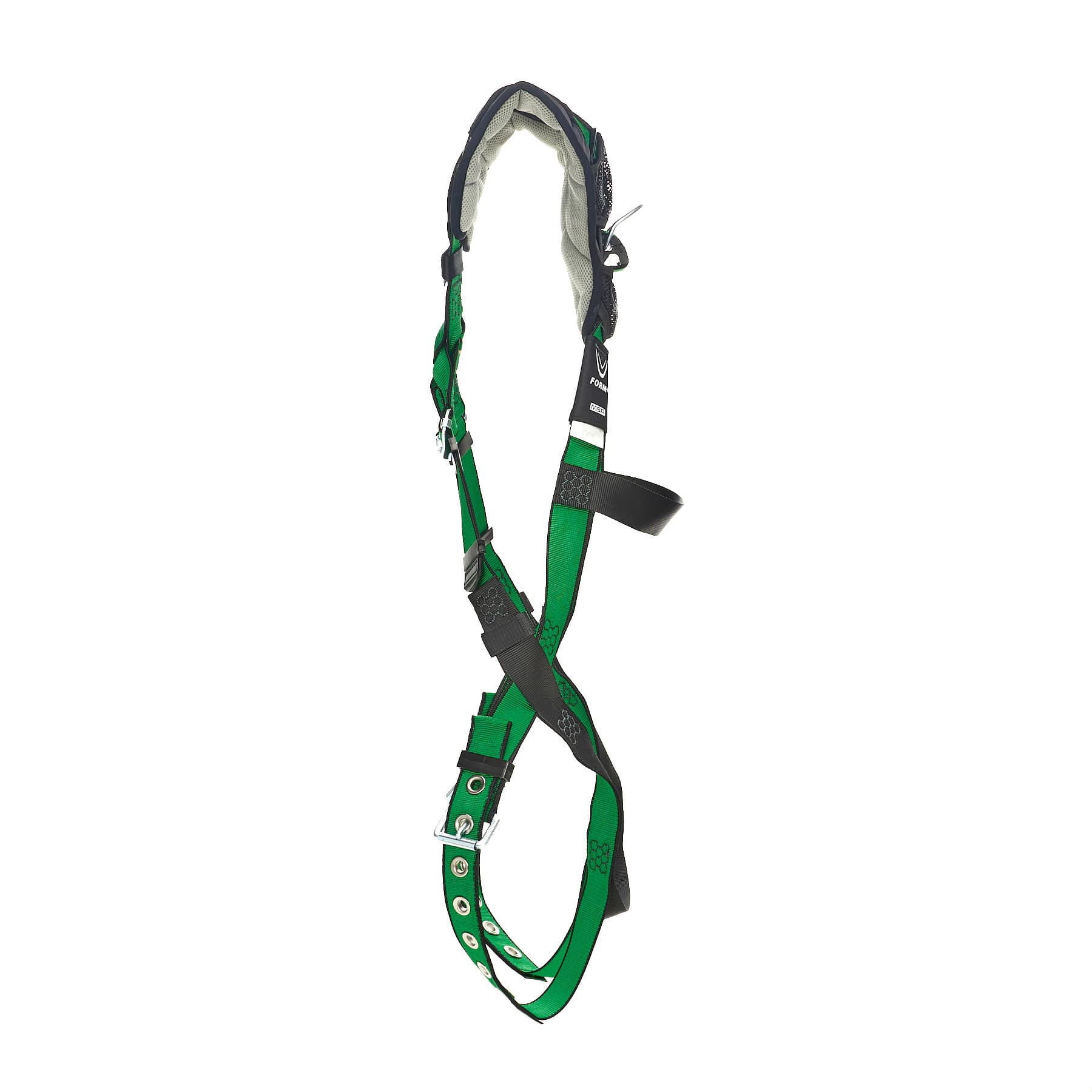 MSA V-Form+ Harness, Extra Large, Back D-Ring, Tongue Buckle Leg Straps_2