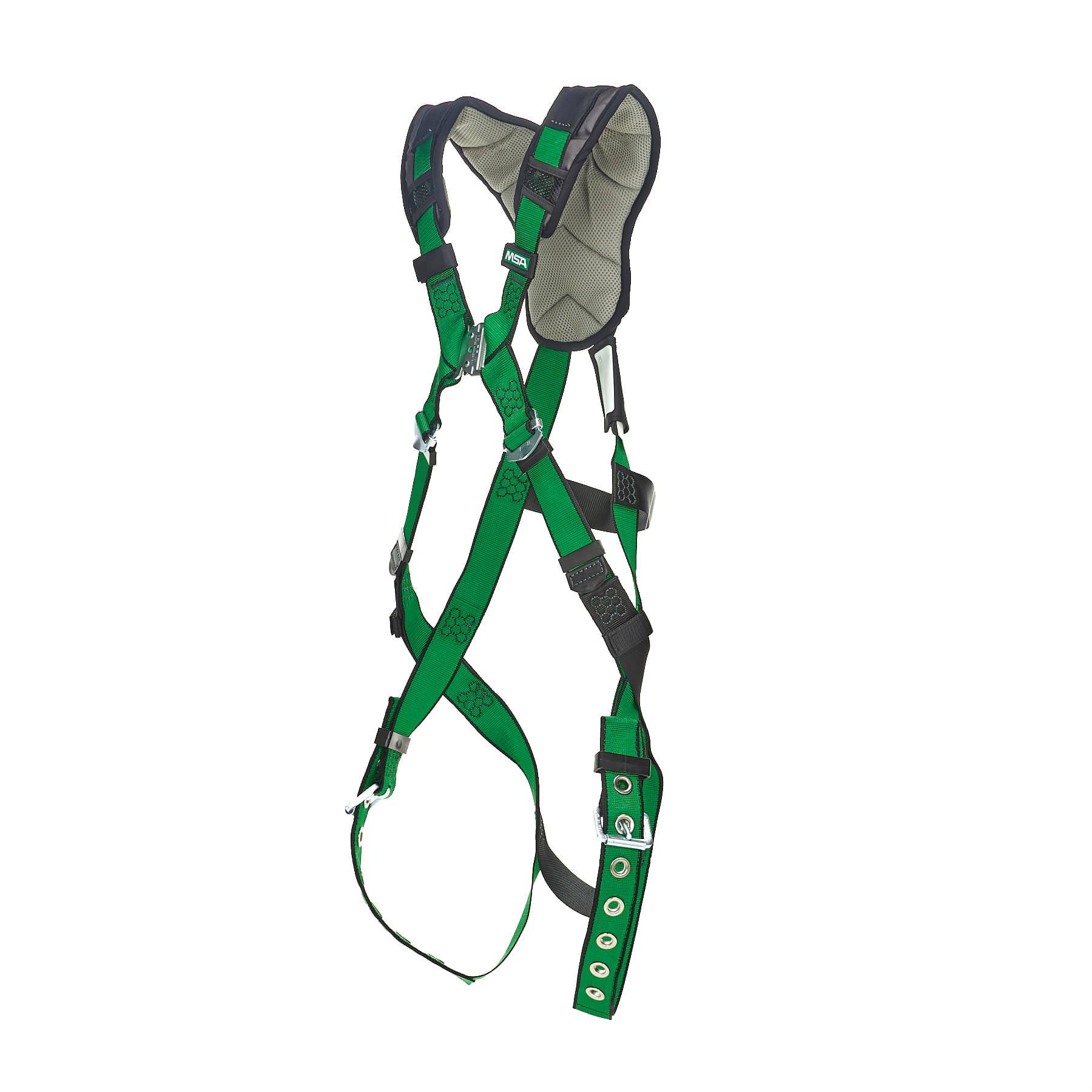 MSA V-Form+ Harness, Extra Large, Back D-Ring, Tongue Buckle Leg Straps_4