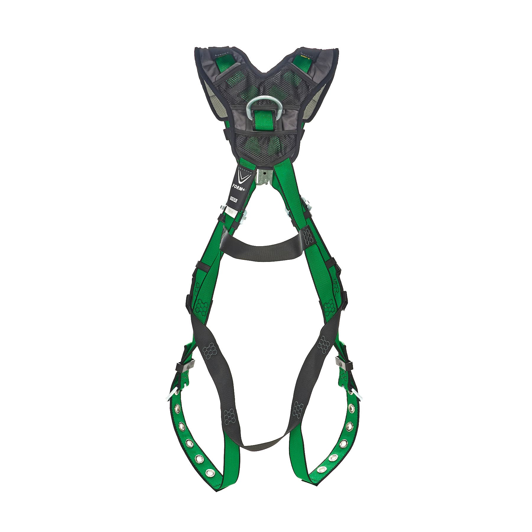 MSA V-Form+ Harness, Extra Large, Back D-Ring, Tongue Buckle Leg Straps_5