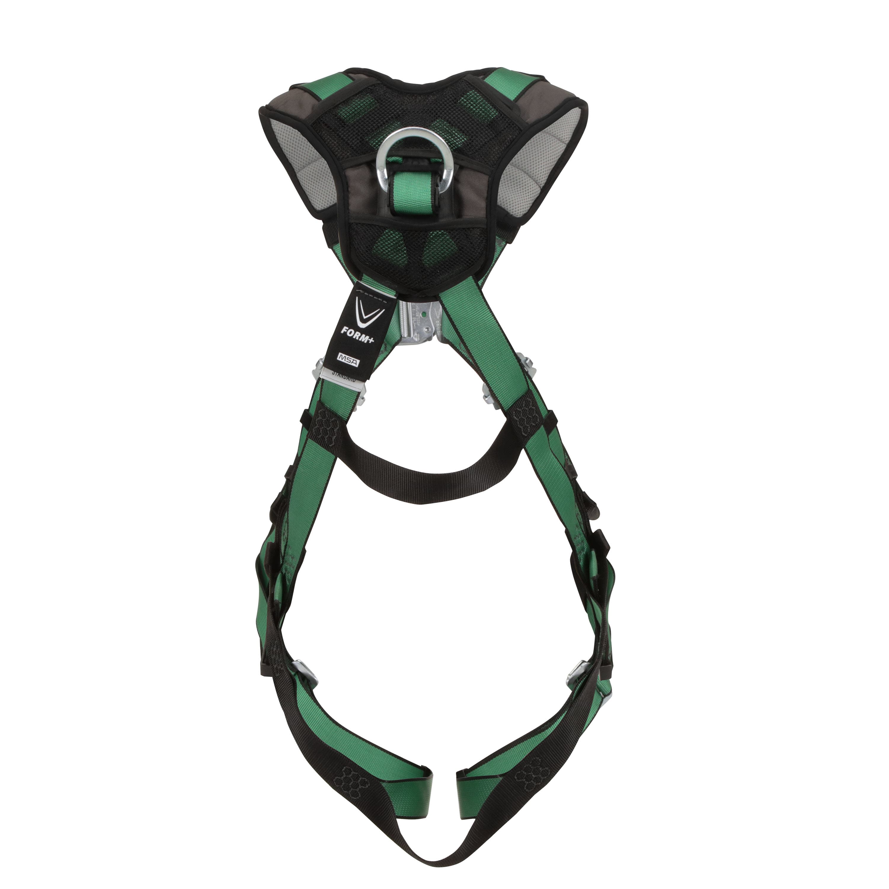 MSA V-Form+ Harness, Super Extra Large, Back & Chest D-Rings, Tongue Buckle Leg Straps_1
