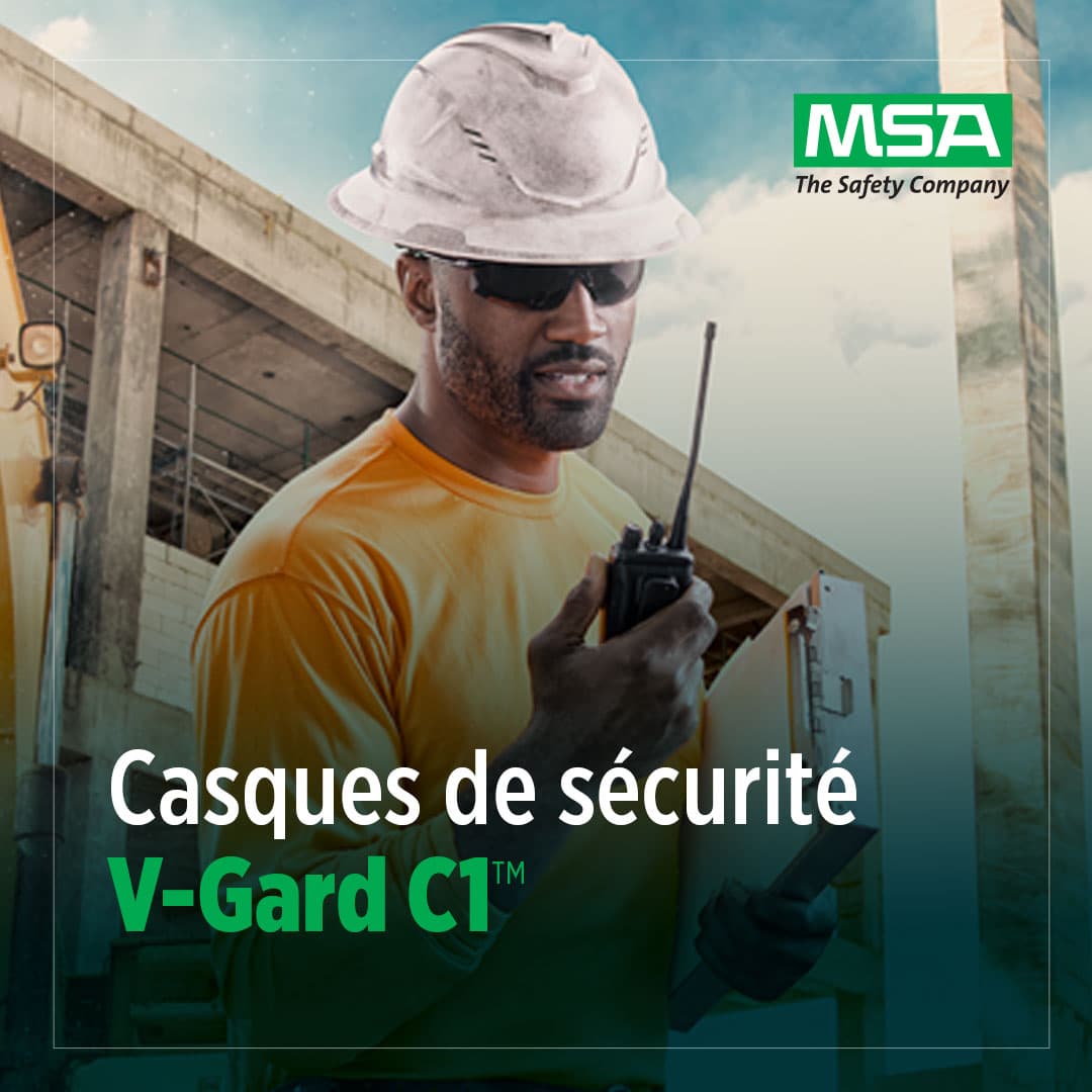 MSA V-Gard C1 Full Brim, Vented, Fas-Trac Iii, Orange_10