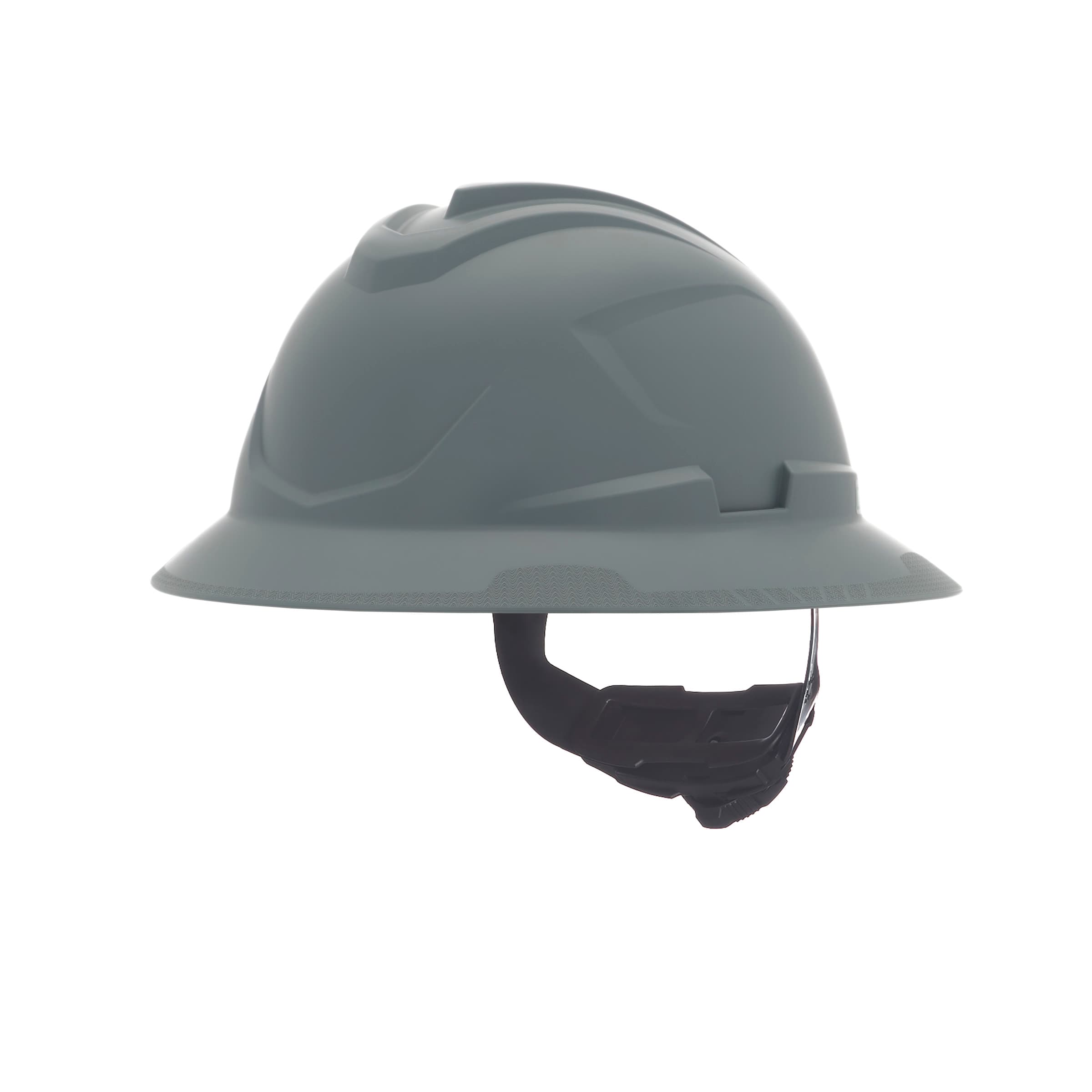 MSA V-Gard C1 Full Brim, Non-Vented, Fas-Trac Iii, Gray