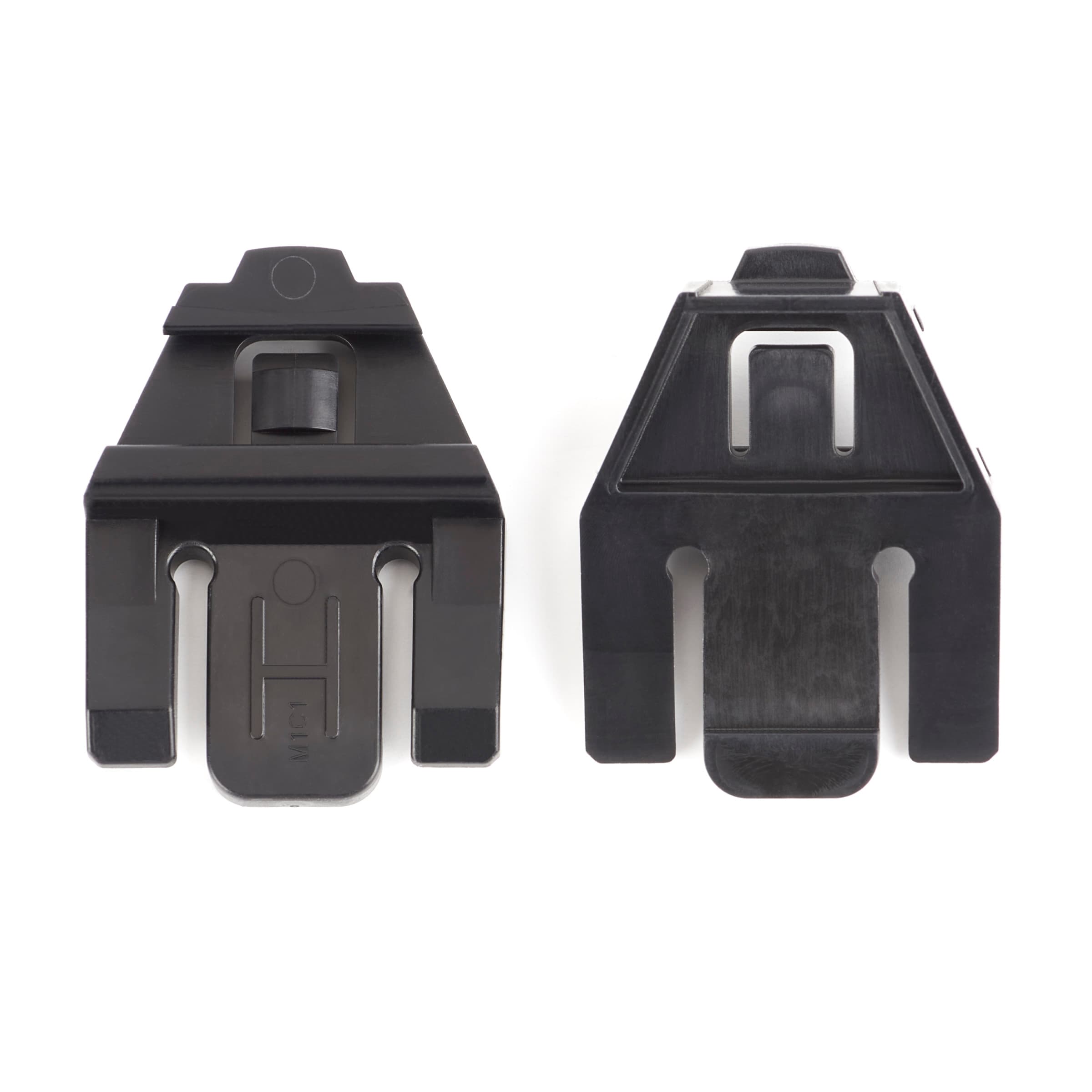 MSA V-Gard Slot Adapters For Hat (Full Brim) Visor Frames, Replacements, 1 Pair, Black