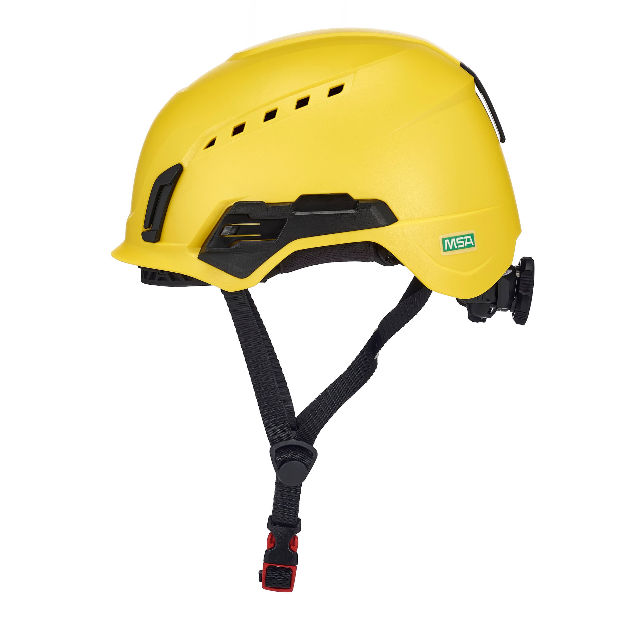 MSA V-Gard H2 Safety Helmet, Vented, Yellow