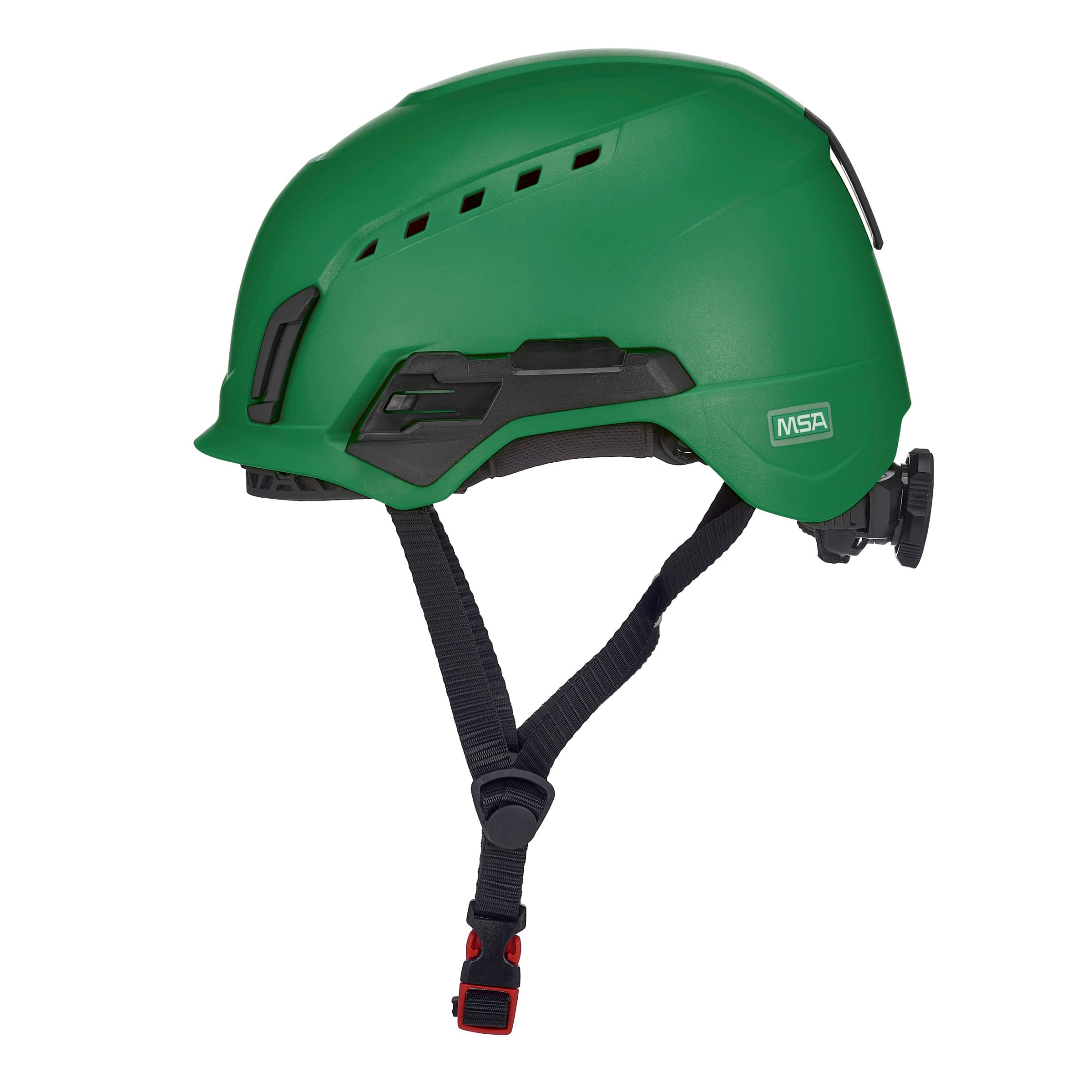 MSA V-Gard H2 Safety Helmet, Vented, Green