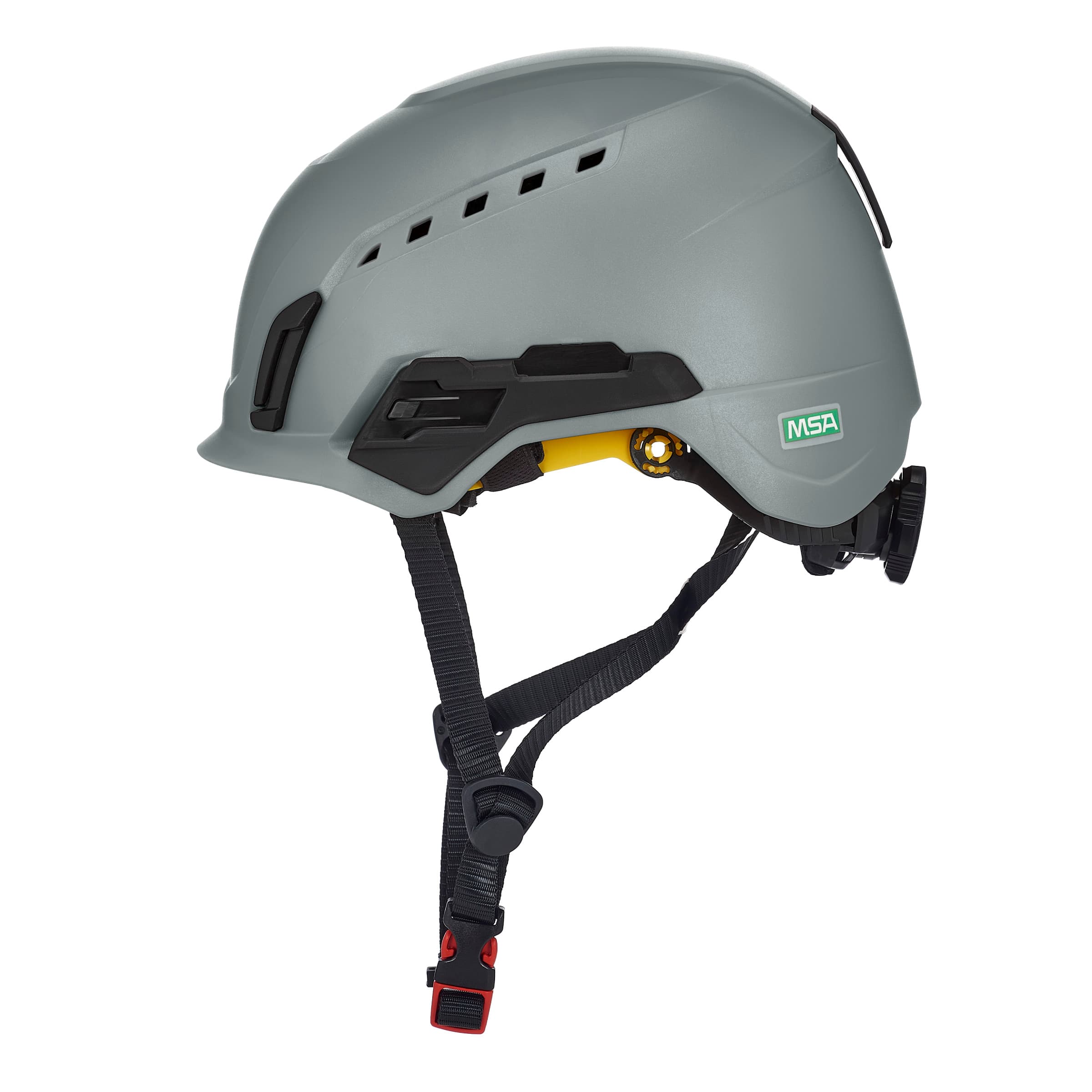 MSA V-Gard H2 Safety Helmet, Mips, Vented, Gray