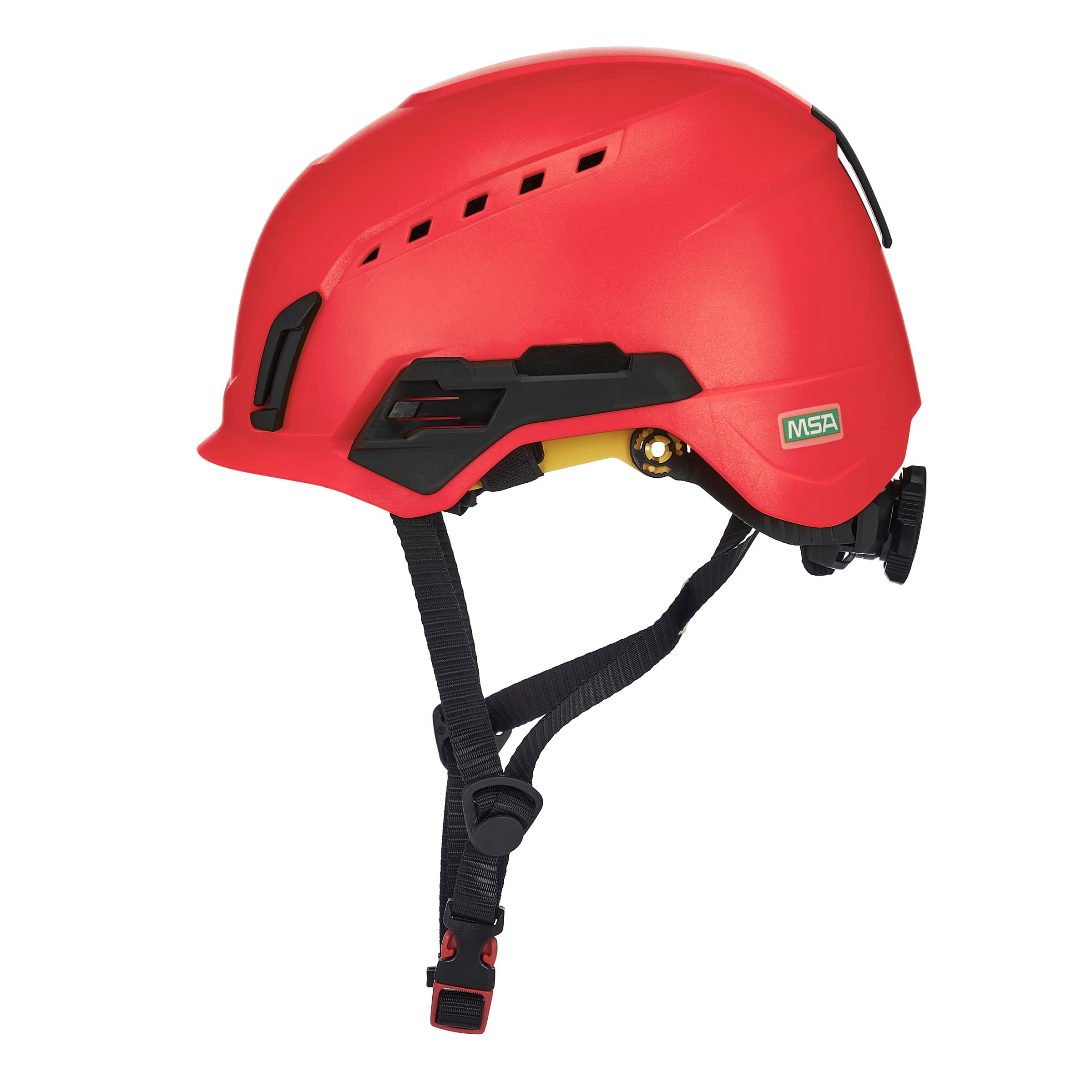 MSA V-Gard H2 Safety Helmet, Mips, Vented, Red