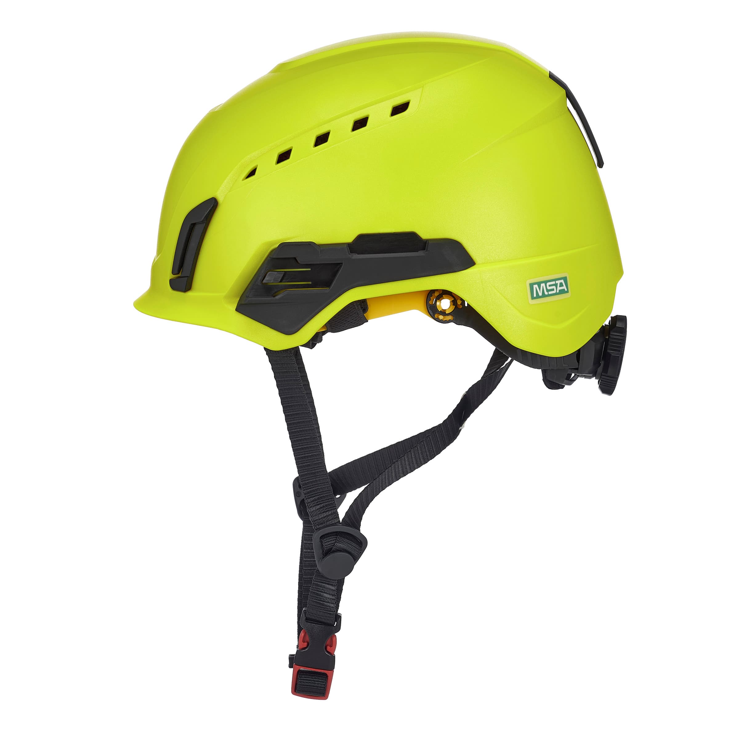 MSA V-Gard H2 Safety Helmet, Mips, Vented, Hi-Viz Yellow
