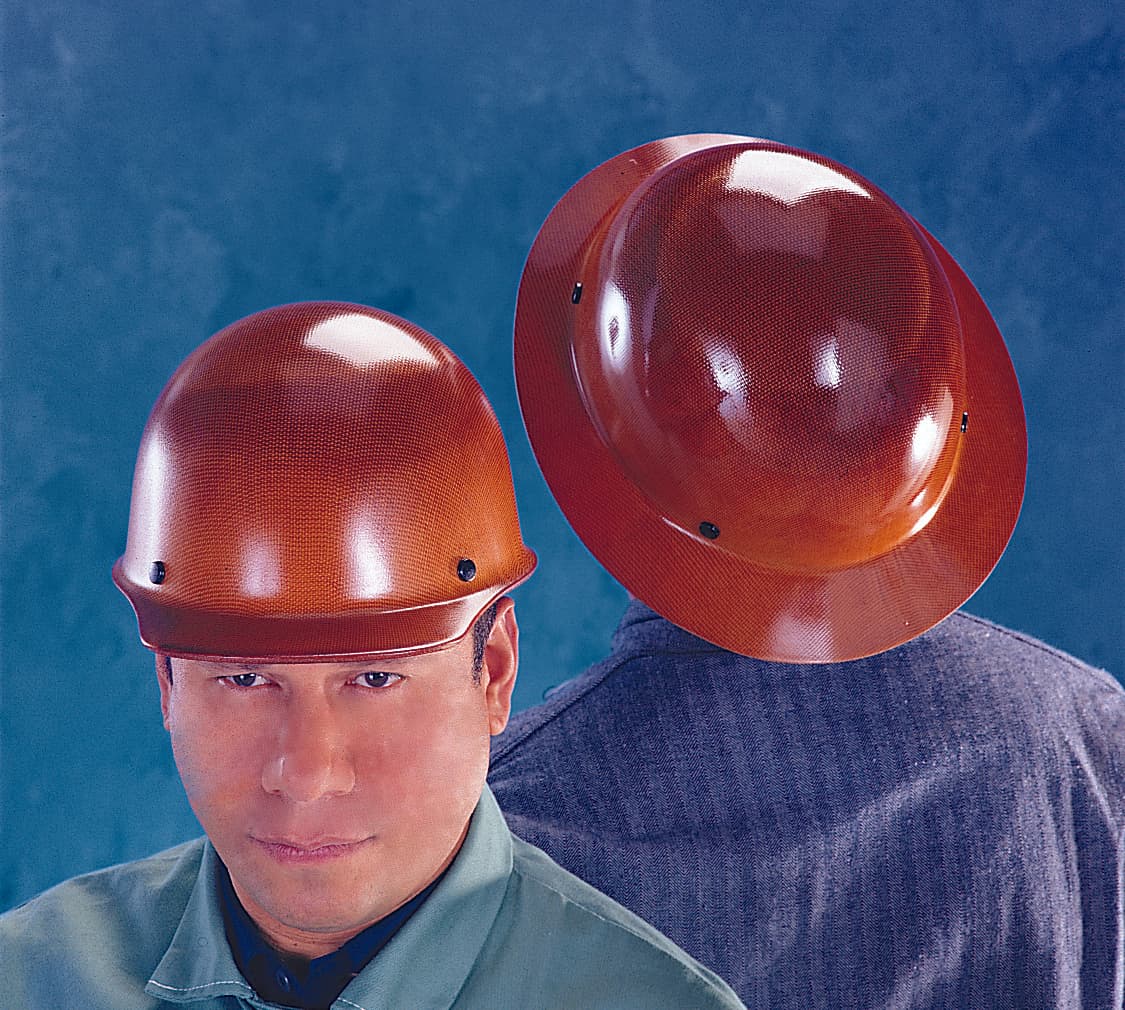 MSA Skullgard Protective Cap Yellow - W/ Staz-On Suspension, Standard_2