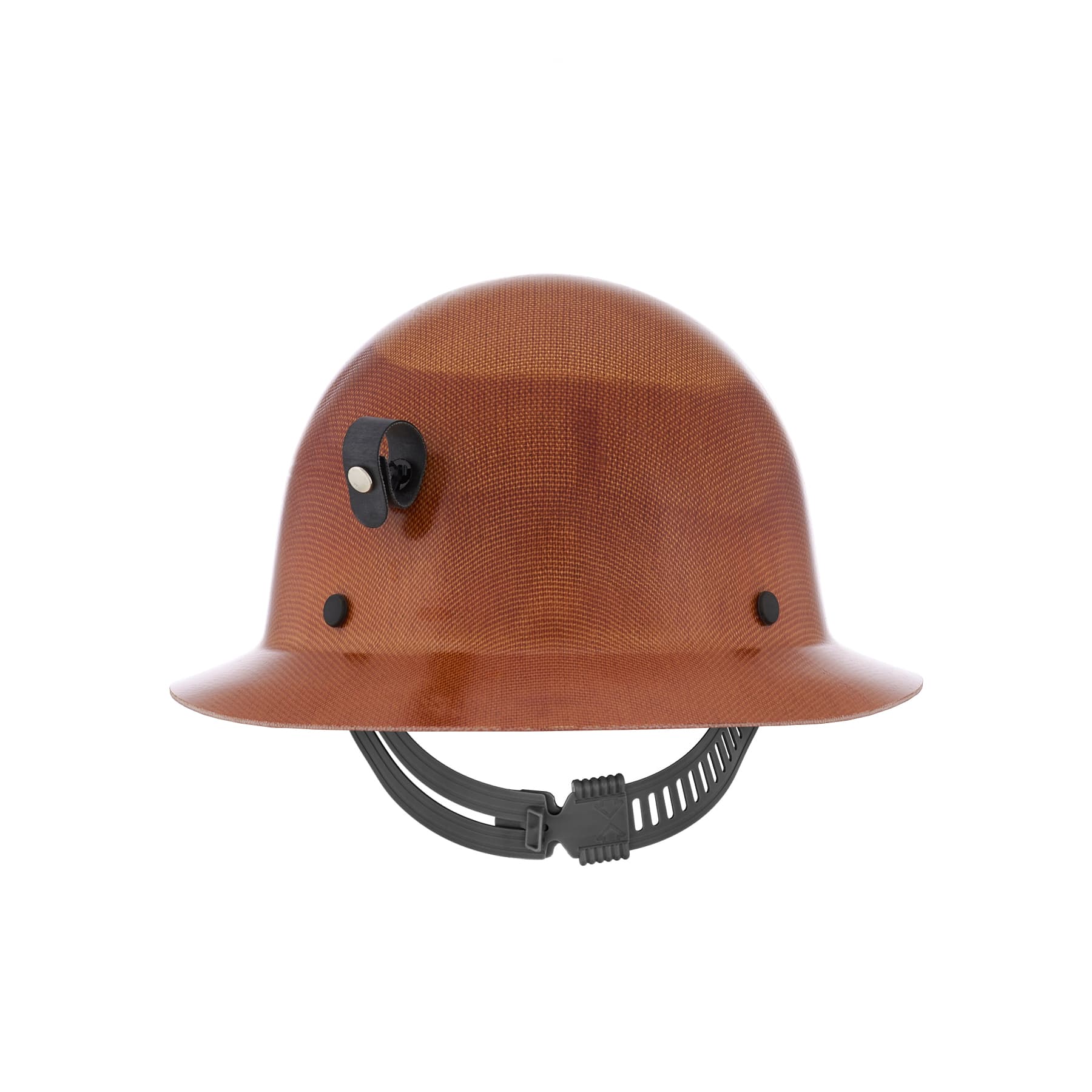 MSA Skullgard Protective Hat Natural Tan - W/ Staz-On Suspension, Lamp Bracket And Cord Holder, Standard_3