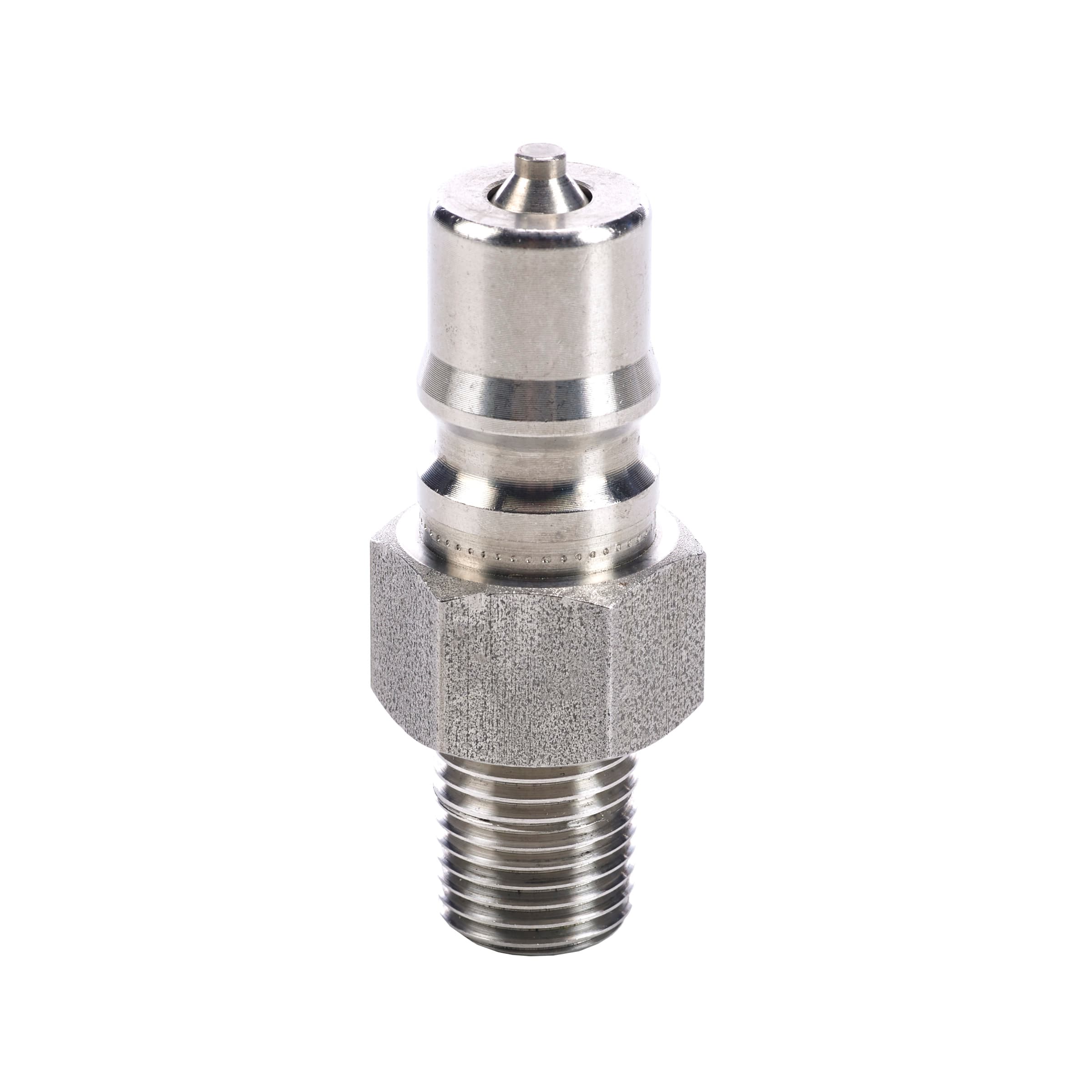 MSA Male Plug W/ Male 1/4" Npt (Used When Connecting Inlet Pressure Gauge), Hansen (Sst)