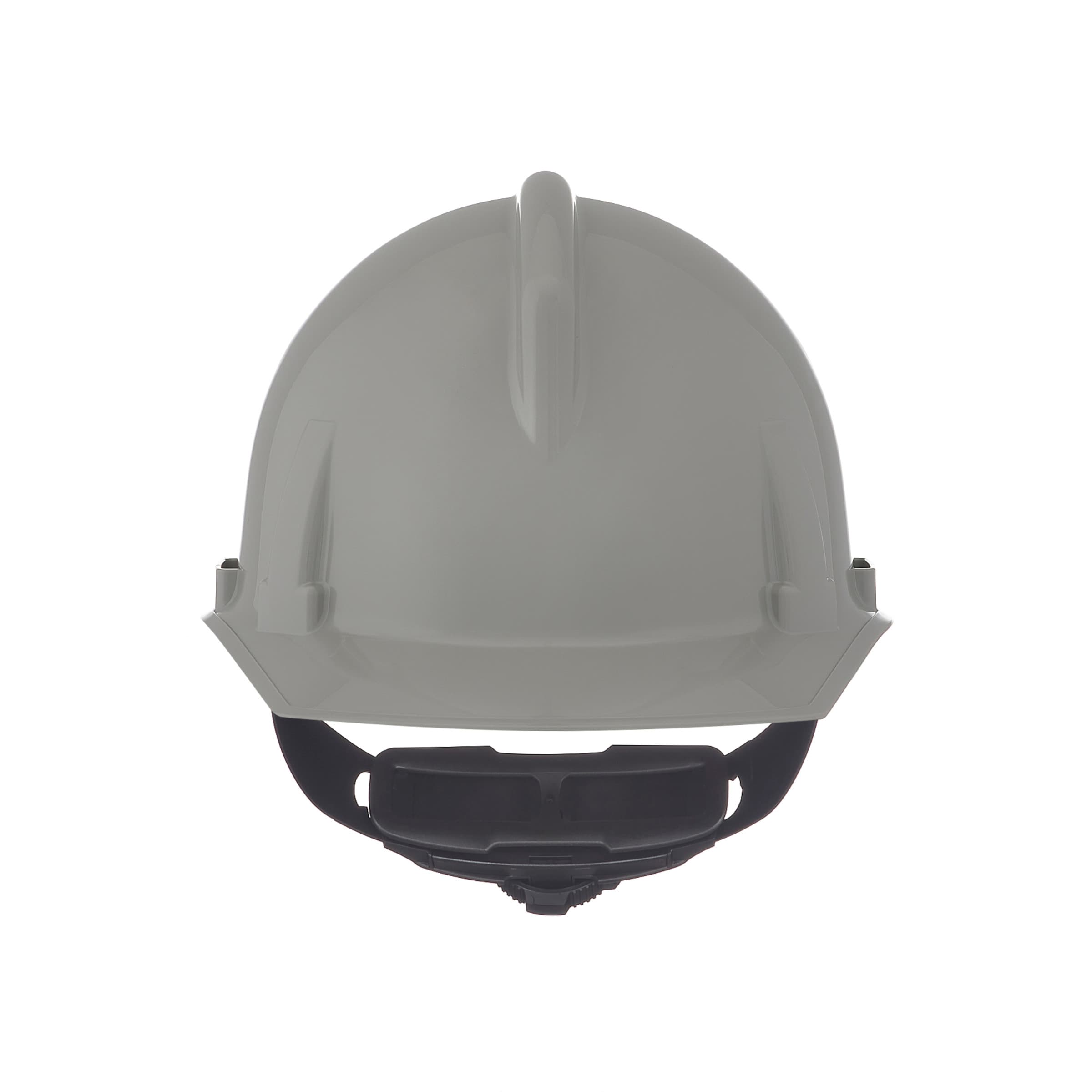 MSA Topgard Slotted Cap, Gray, W/Fas-Trac Iii Suspension