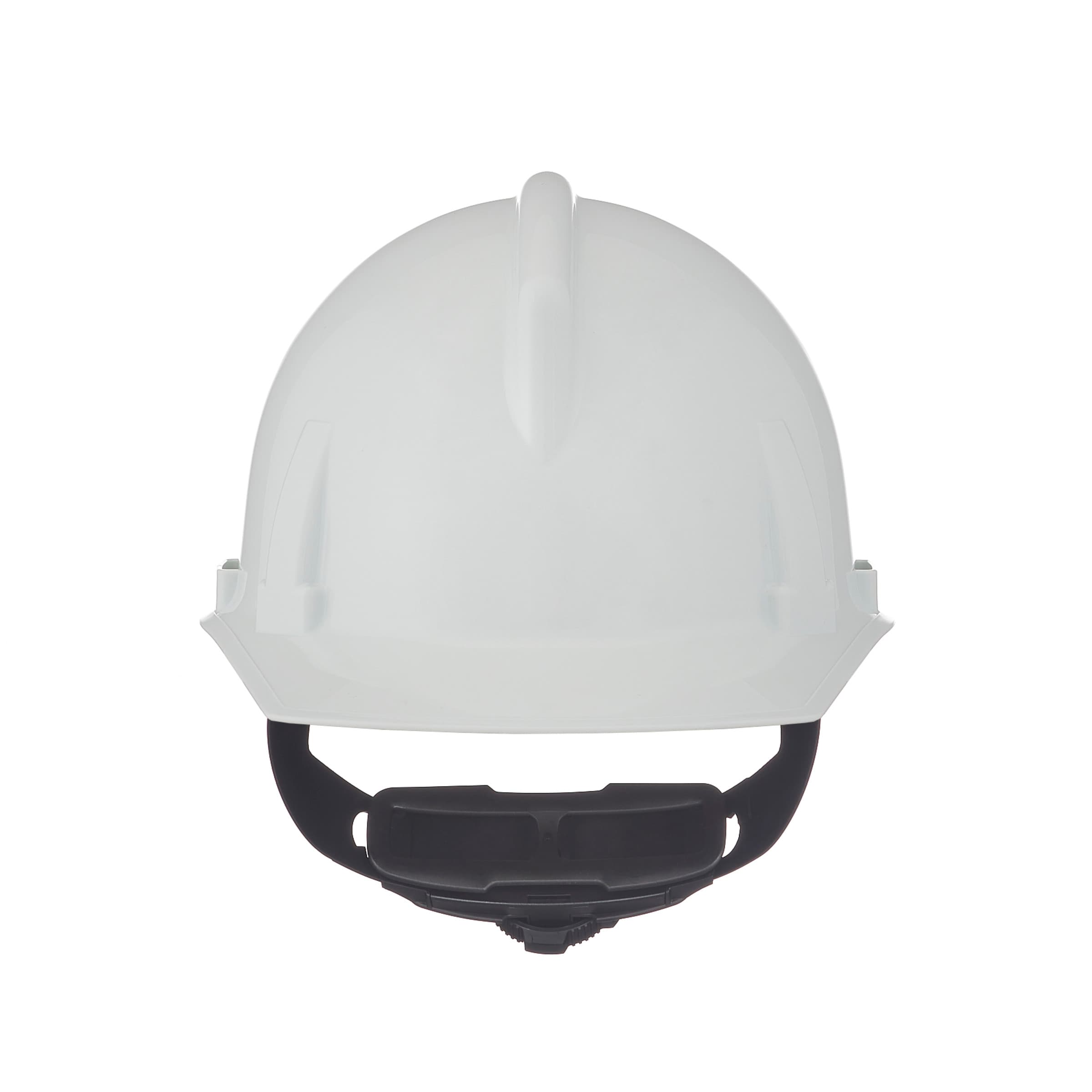MSA Topgard Slotted Cap, White, W/Fas-Trac Iii Suspension