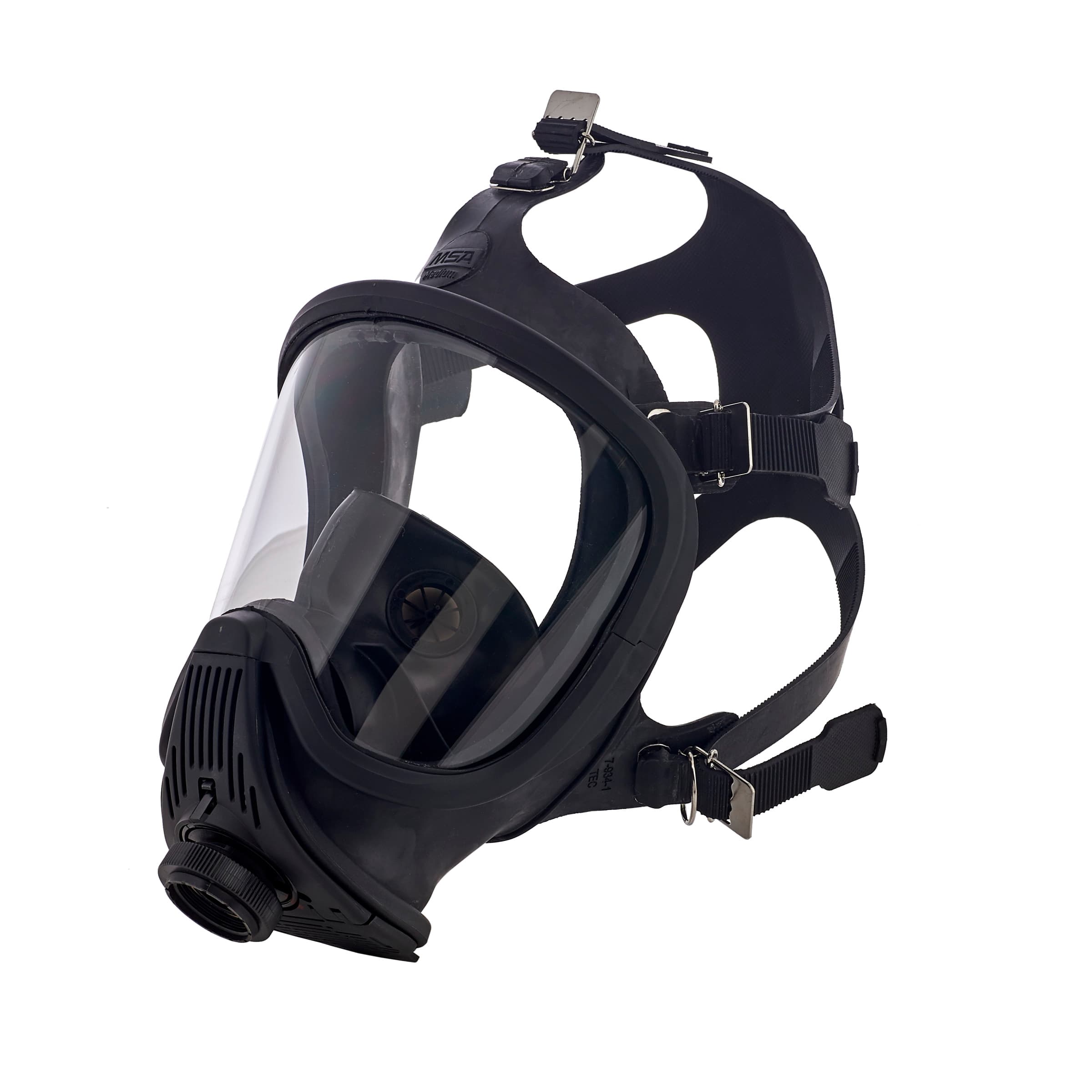 MSA Ultra Elite Facepiece, Black Hycar, Large