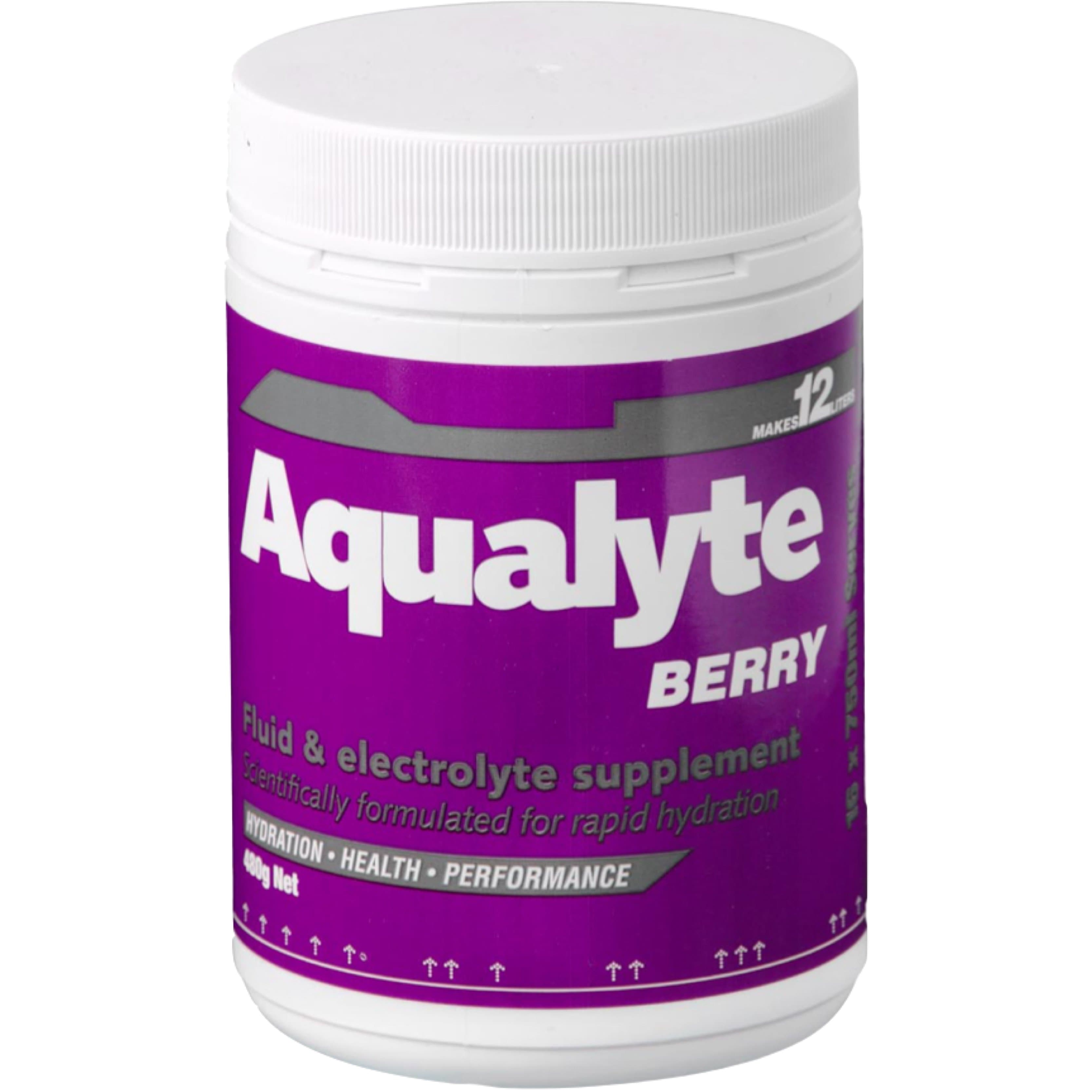 Maxisafe Aqualyte Electrolyte Powder Berry Flavoured Tub 480G