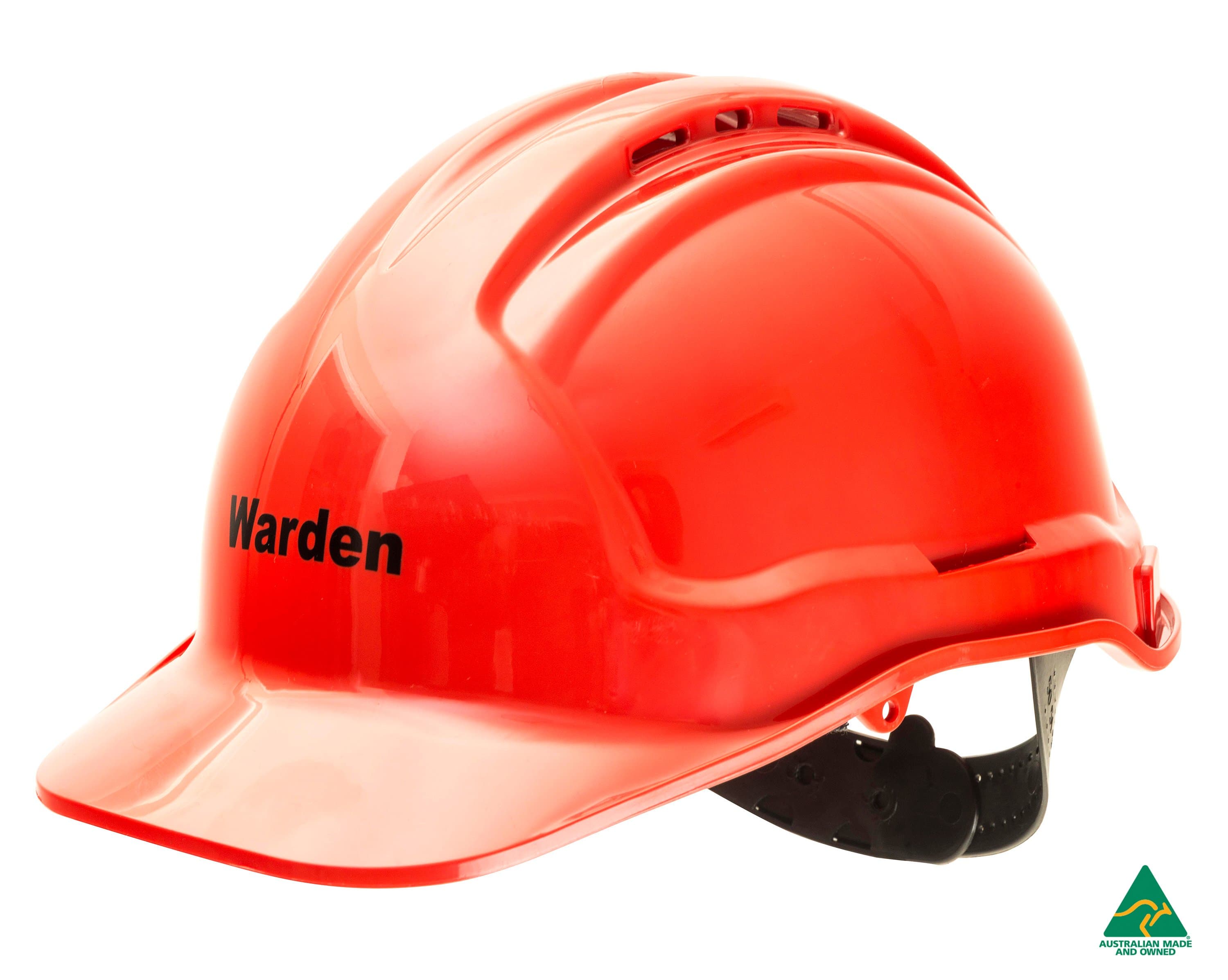 Maxisafe Tuffgard Hard Hat Warden Hat - Red