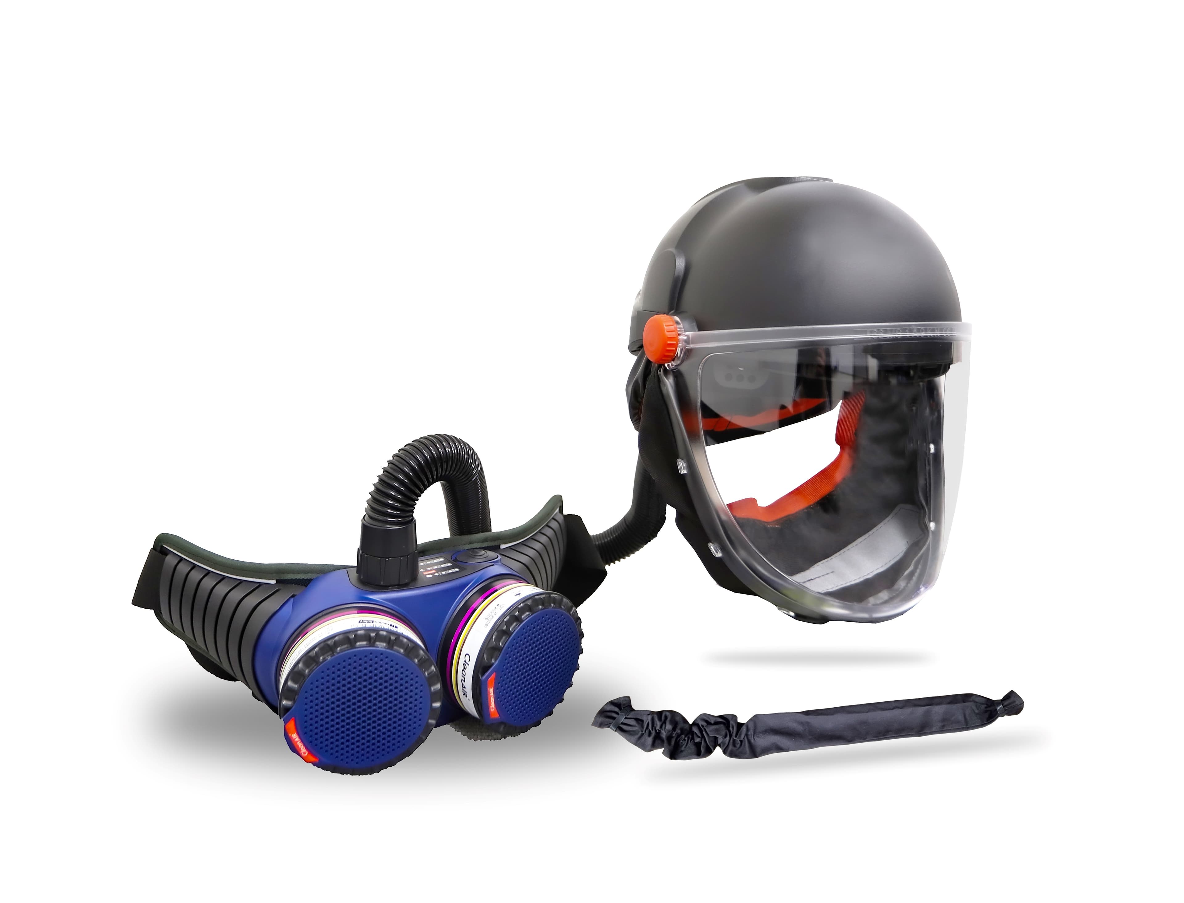 Maxisafe Cleanair Smelter Kit – Ca-40G Hard Hat With Aergo Papr And Abe1 P3 Filters