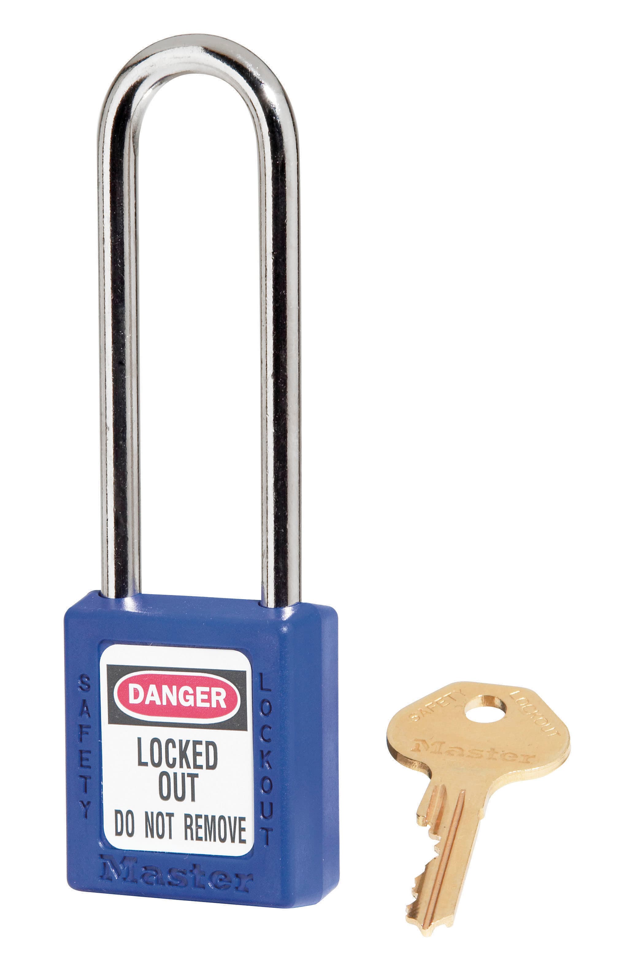 Master Lock Safety Padlock 410 KD 76Mm Shackle Blue