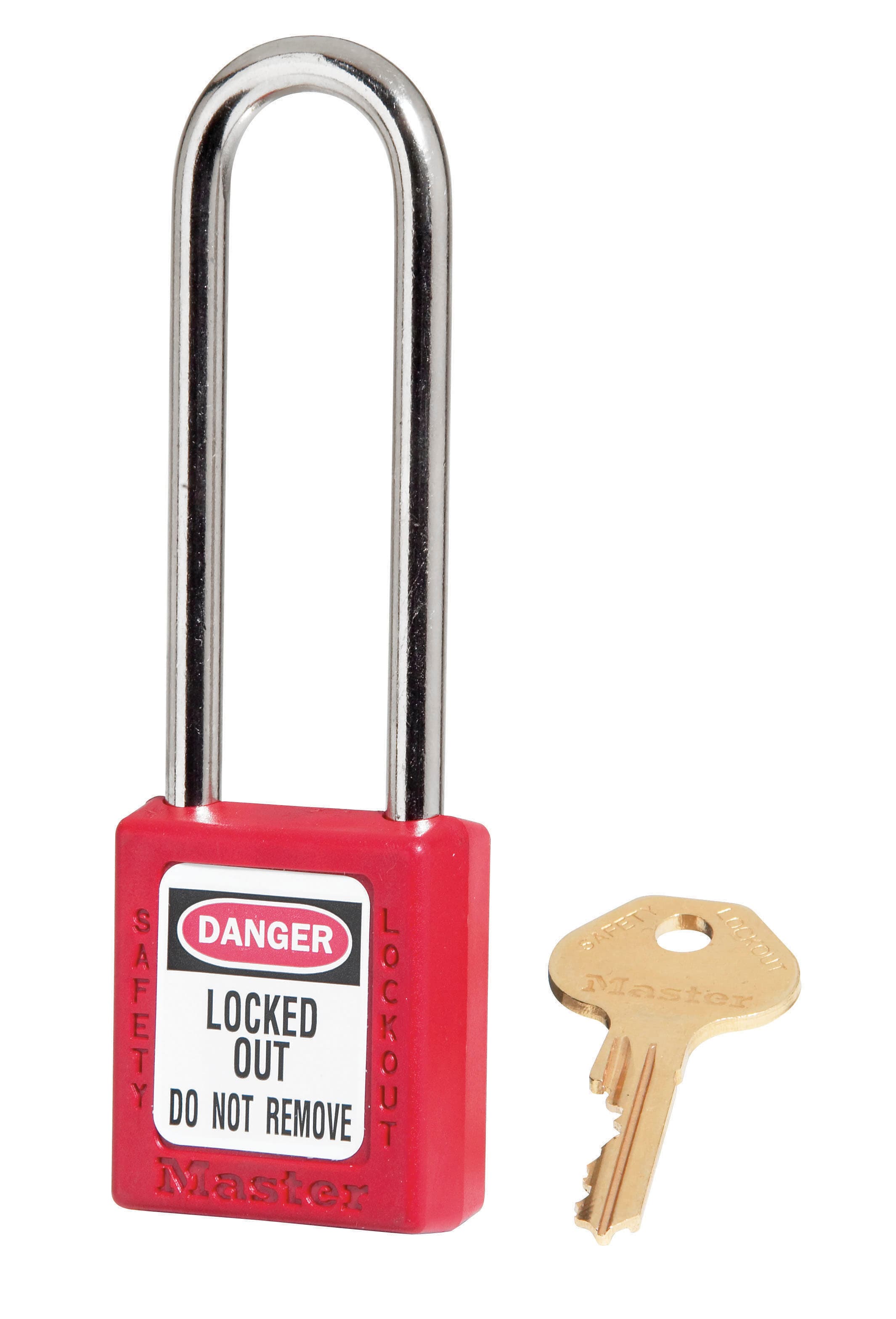 Master Lock Safety Padlock 410 KD 76Mm Shackle Red