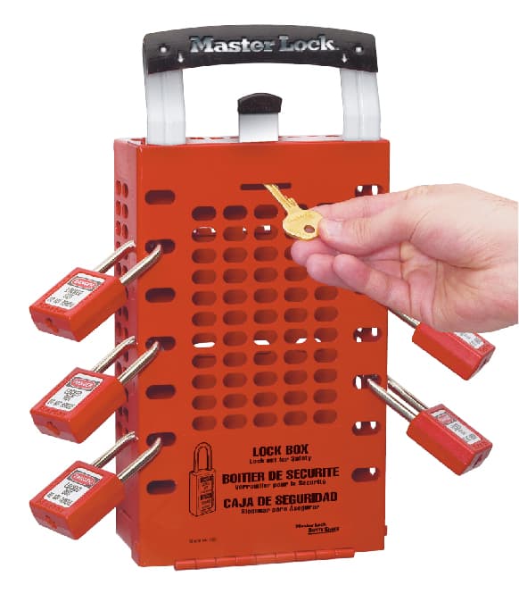Master Lock Safety Padlock 410 KD Red