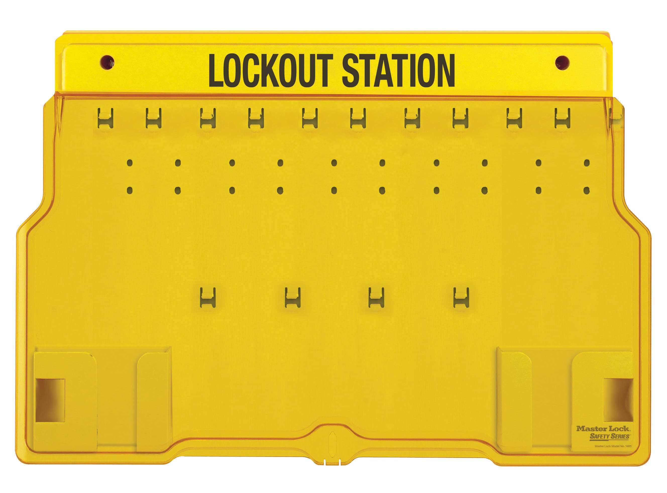 Master Lock 10 Padlock Station W/Cover-Unfilled